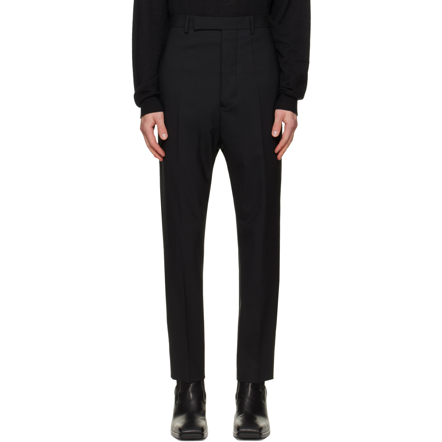 Rick Owens Black Tower Astaires Trousers