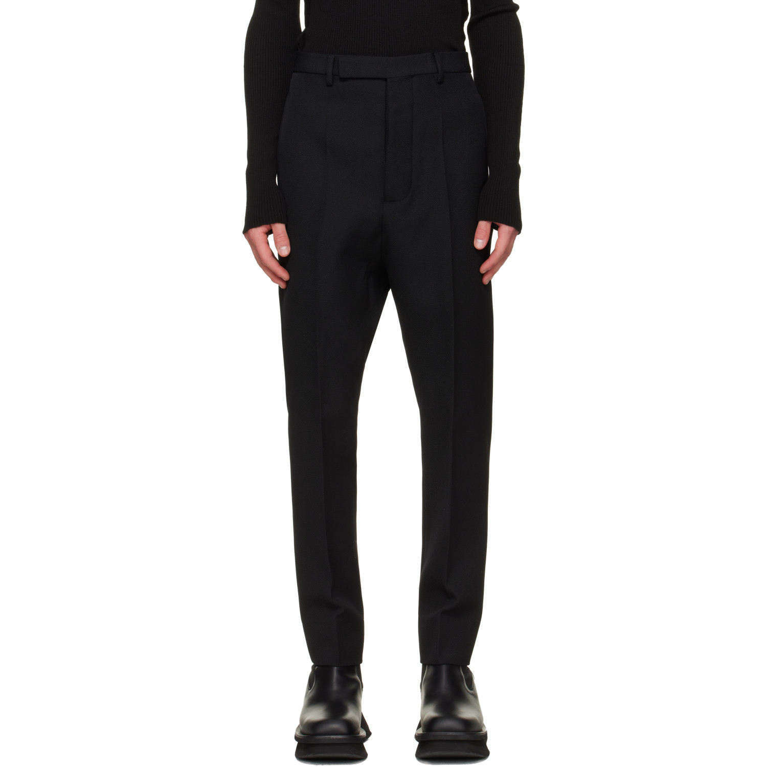 Rick Owens Black Tower Astaires Trousers