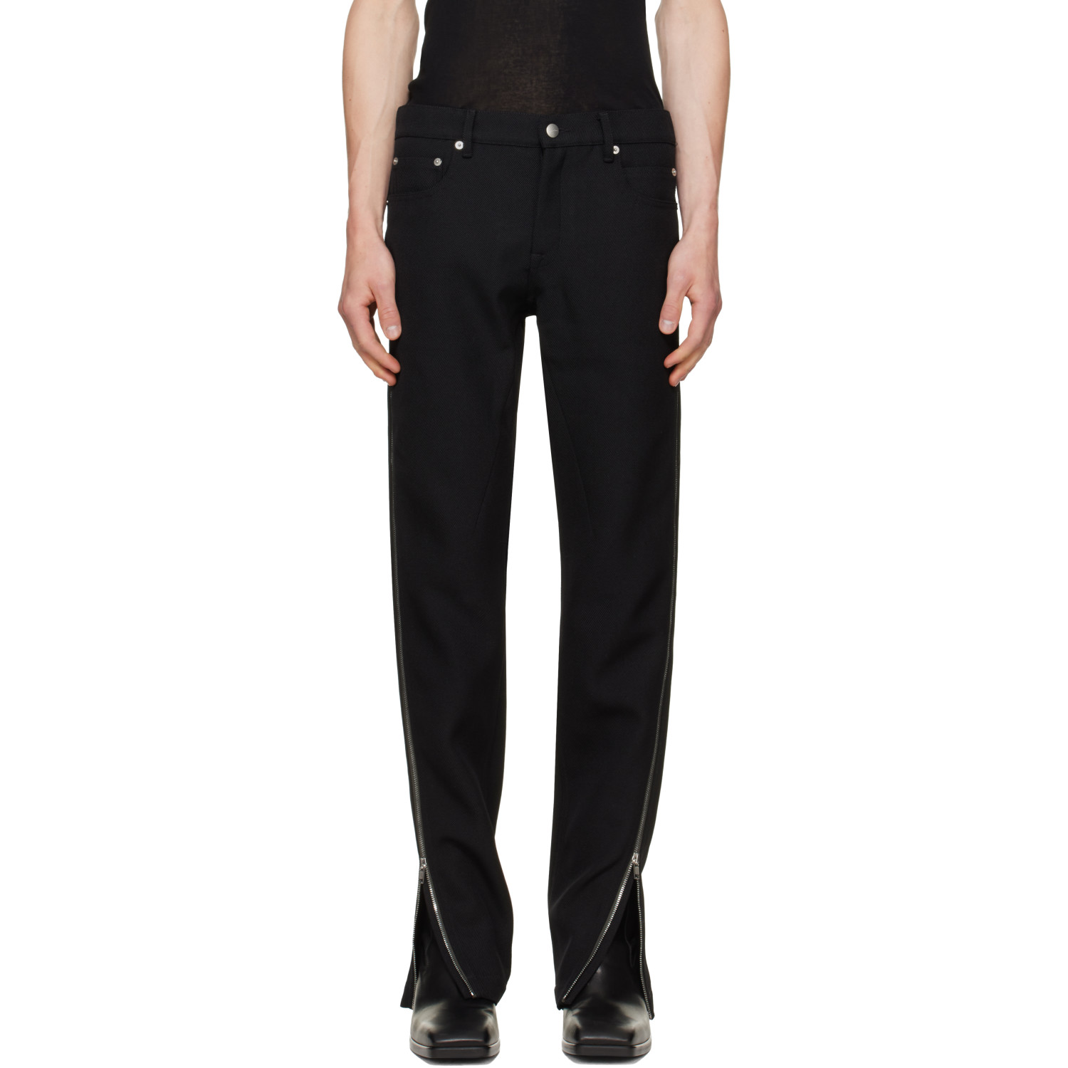 Rick Owens Black Tower Vega Jeans