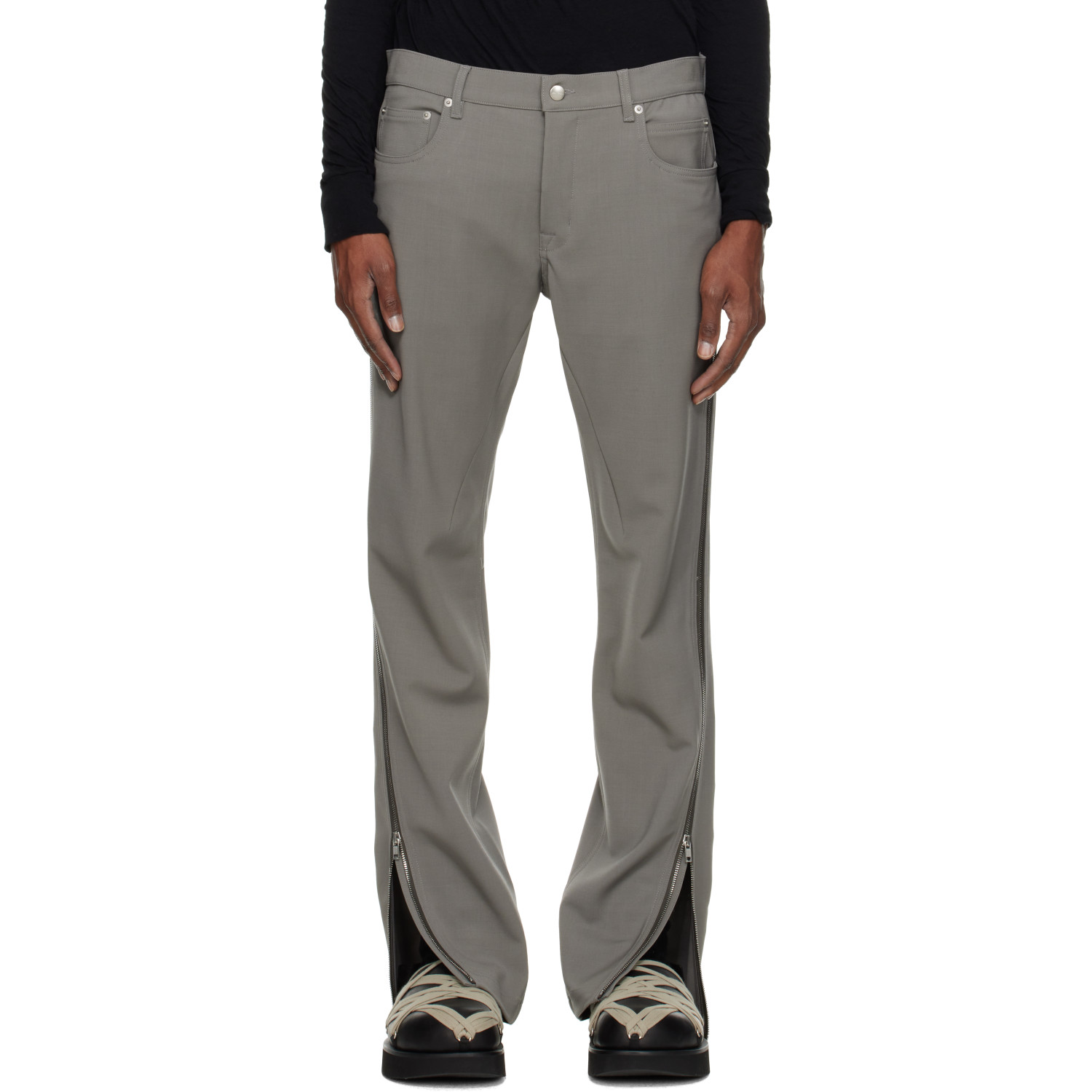 Rick Owens Gray Tower Vega Trousers