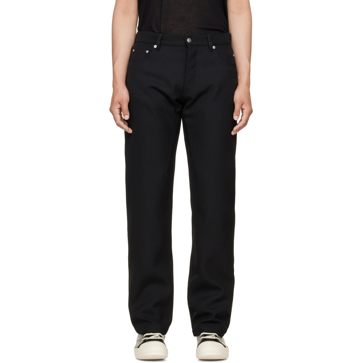Rick Owens Black Tower Kurdt Trousers