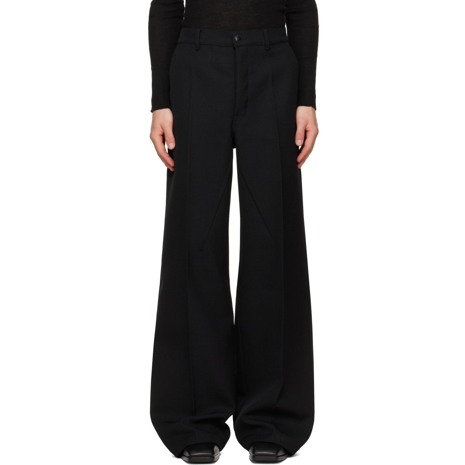 Rick Owens Black Tower Work Trousers