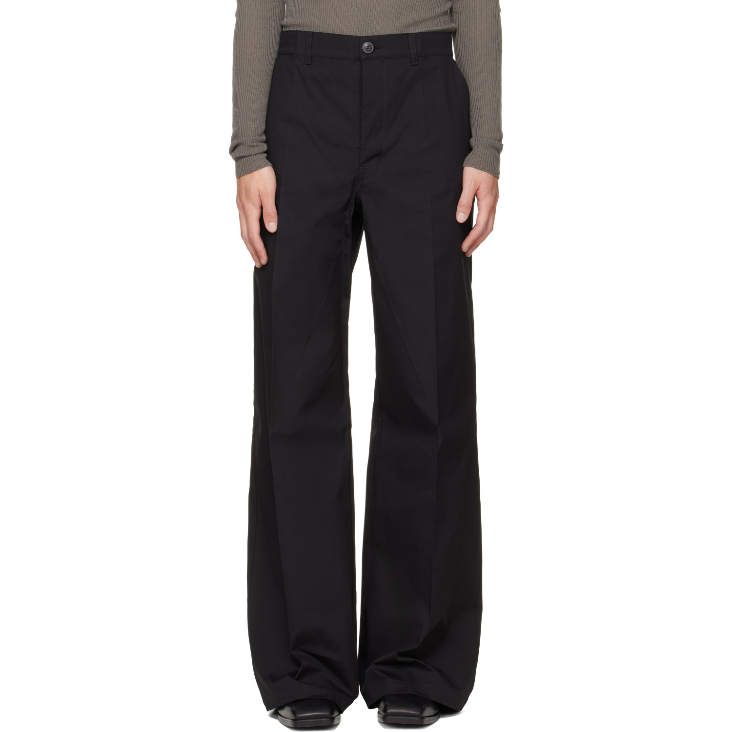 Rick Owens Black Tower Work Trousers