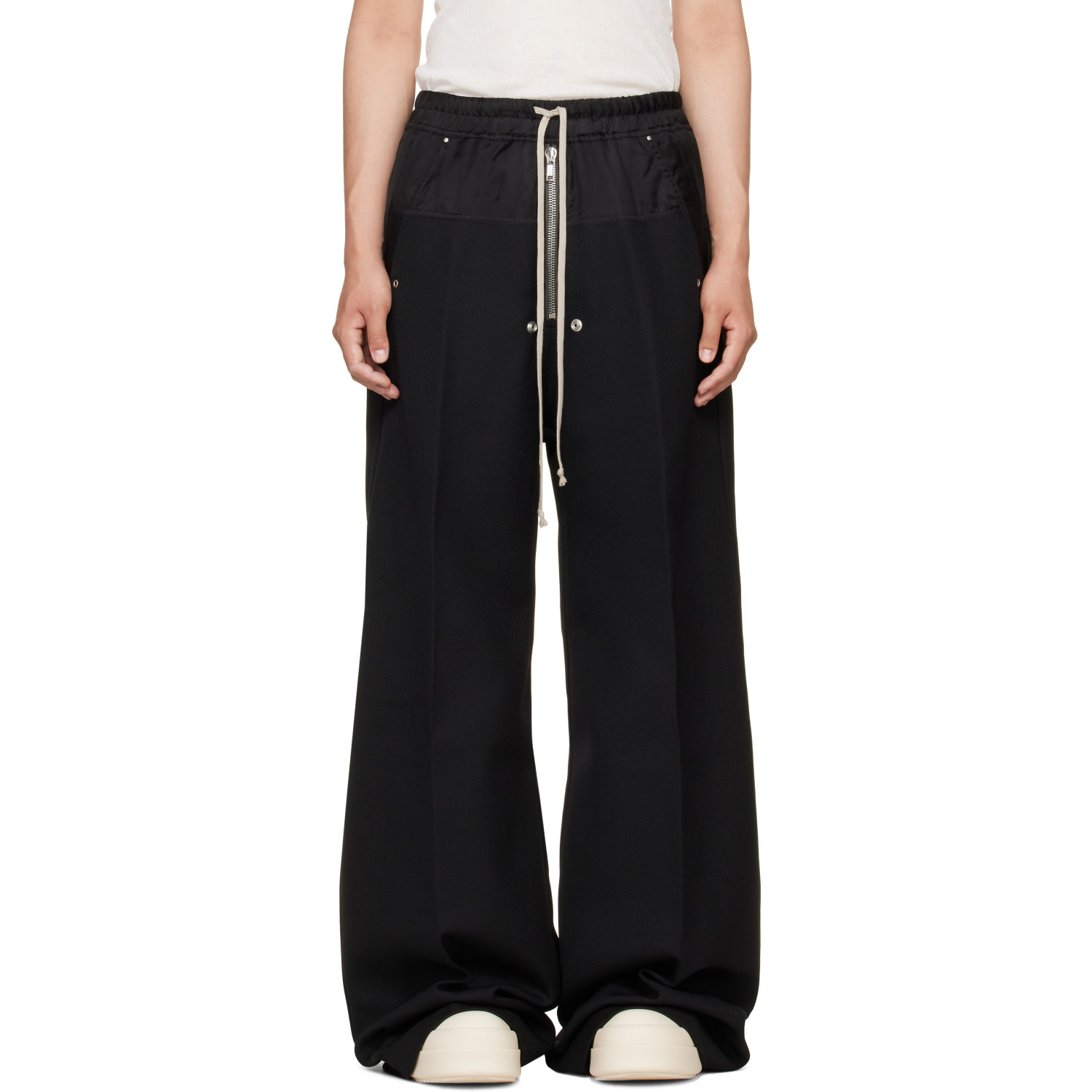 Rick Owens Black Tower Wide Bela Trousers