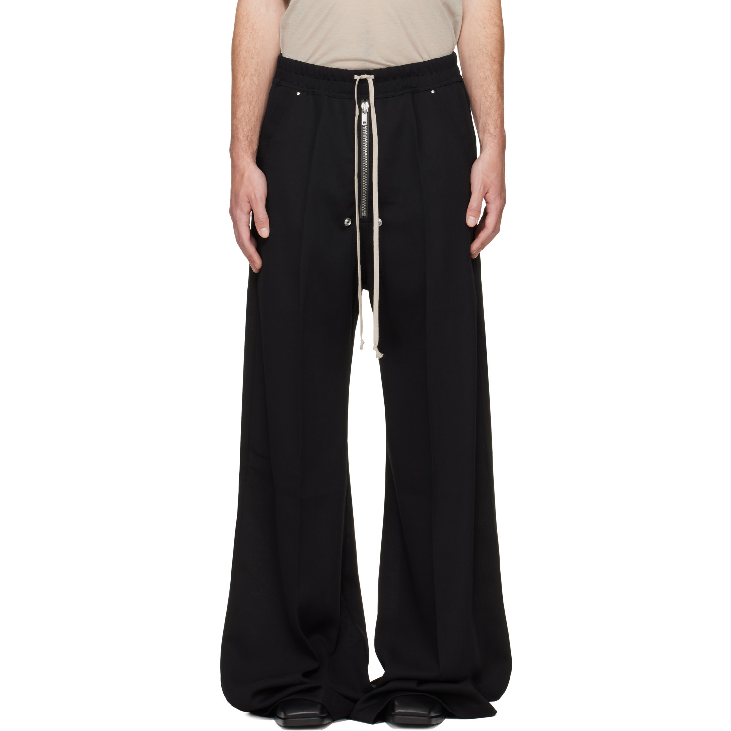 Rick Owens Black Tower Wide Bela Trousers