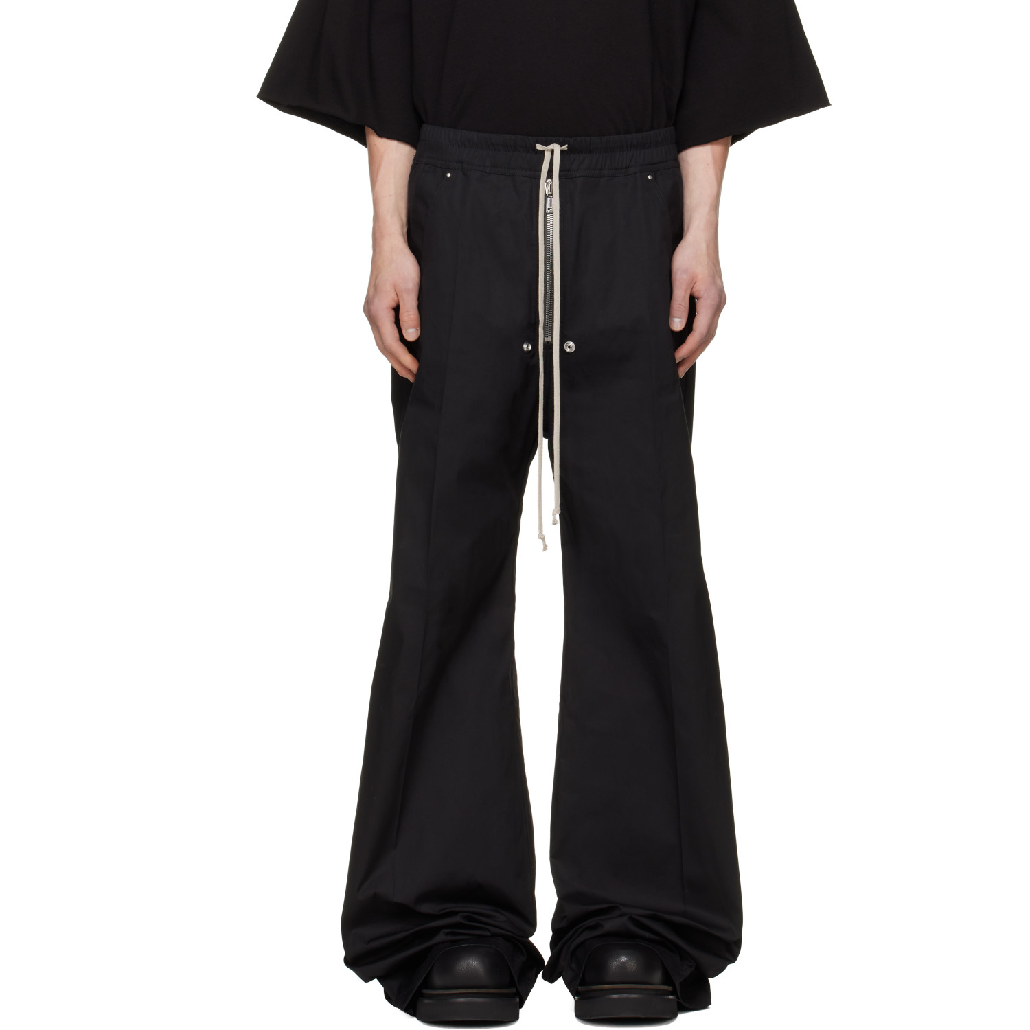 Rick Owens Black Tower Wide Bela Trousers