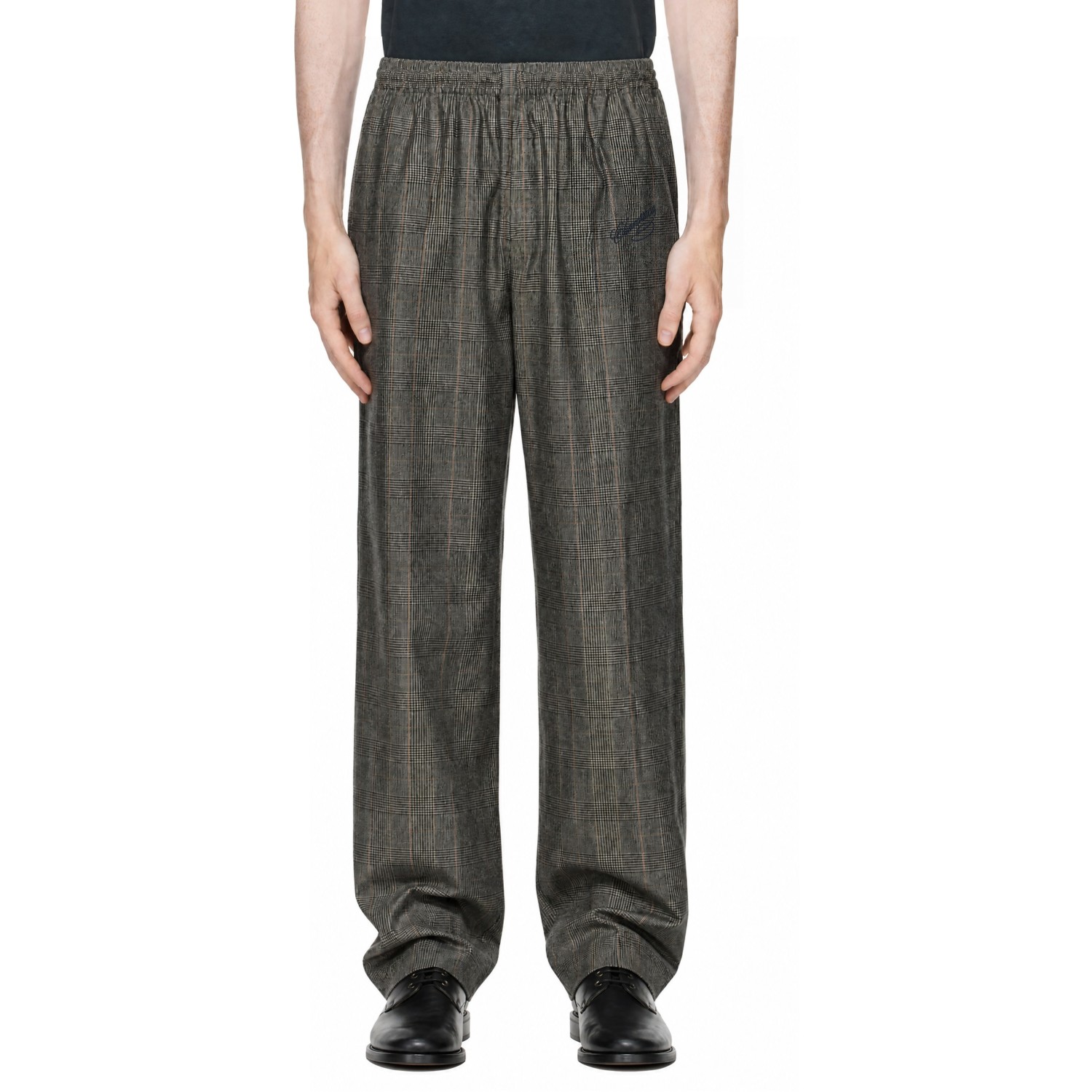 WILLY CHAVARRIA Gray Ruff Rider Track Pant Trousers