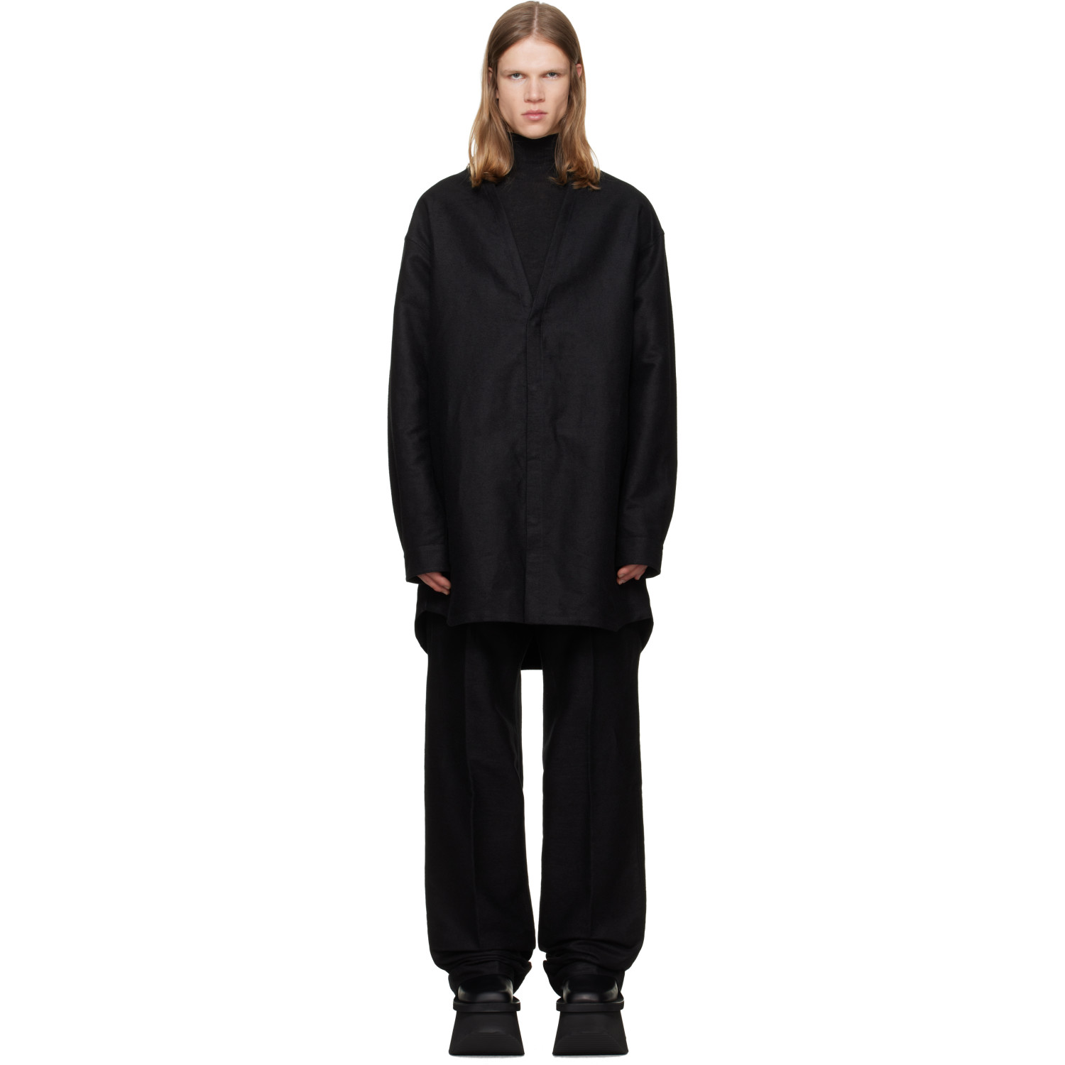 Rick Owens Black Concordians Shirt