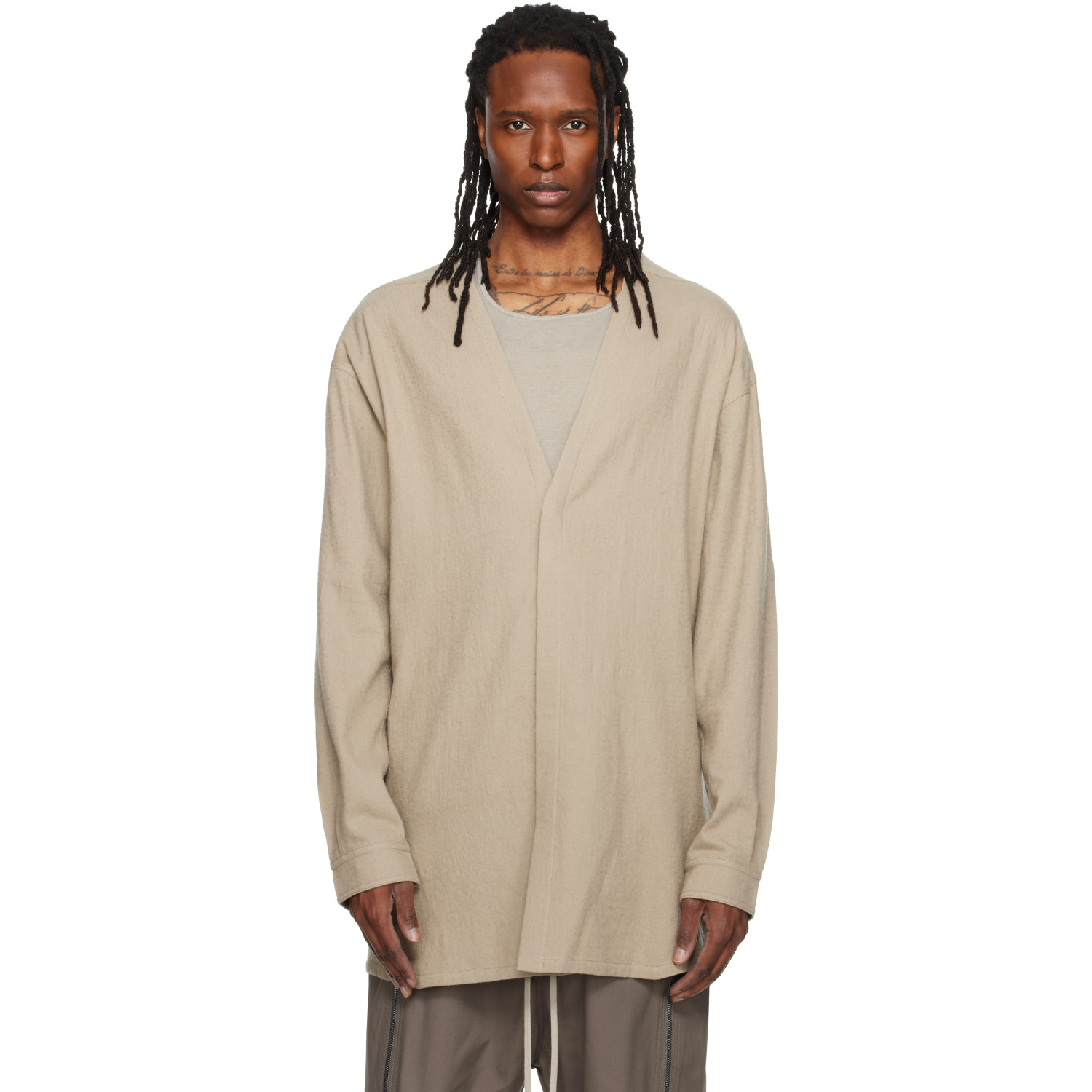 Rick Owens Off-White Tower Concordian Shirt