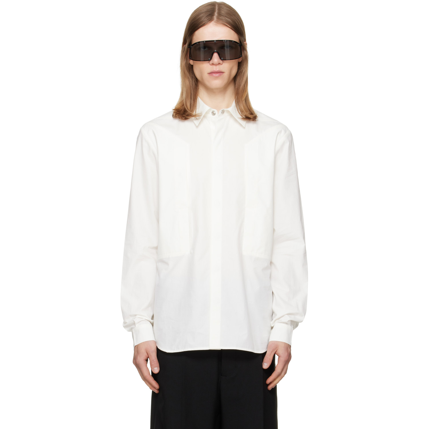 Rick Owens Off-White Tower Fogpocket Overshirt