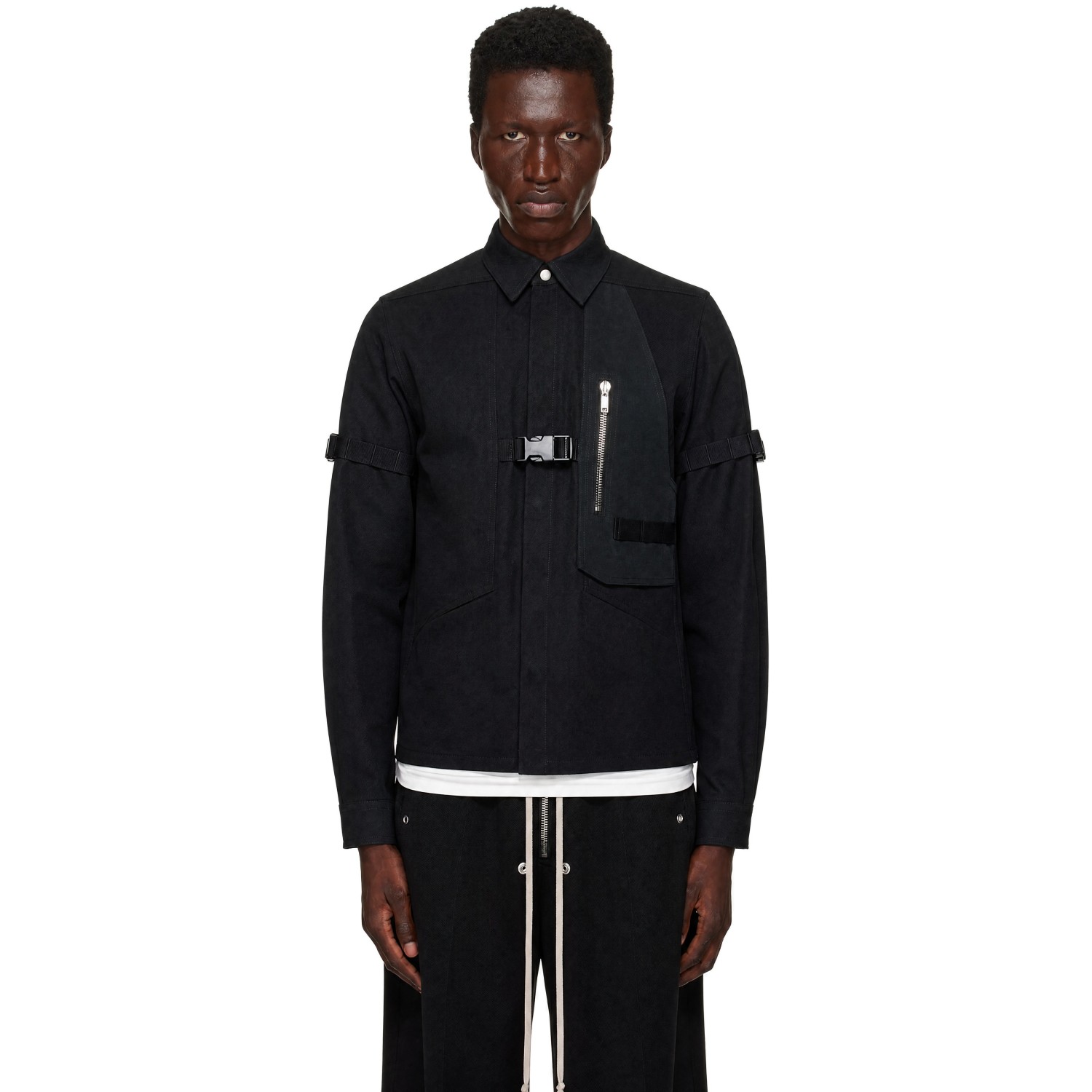 Rick Owens Black Tower Bonotto Roland Shirt