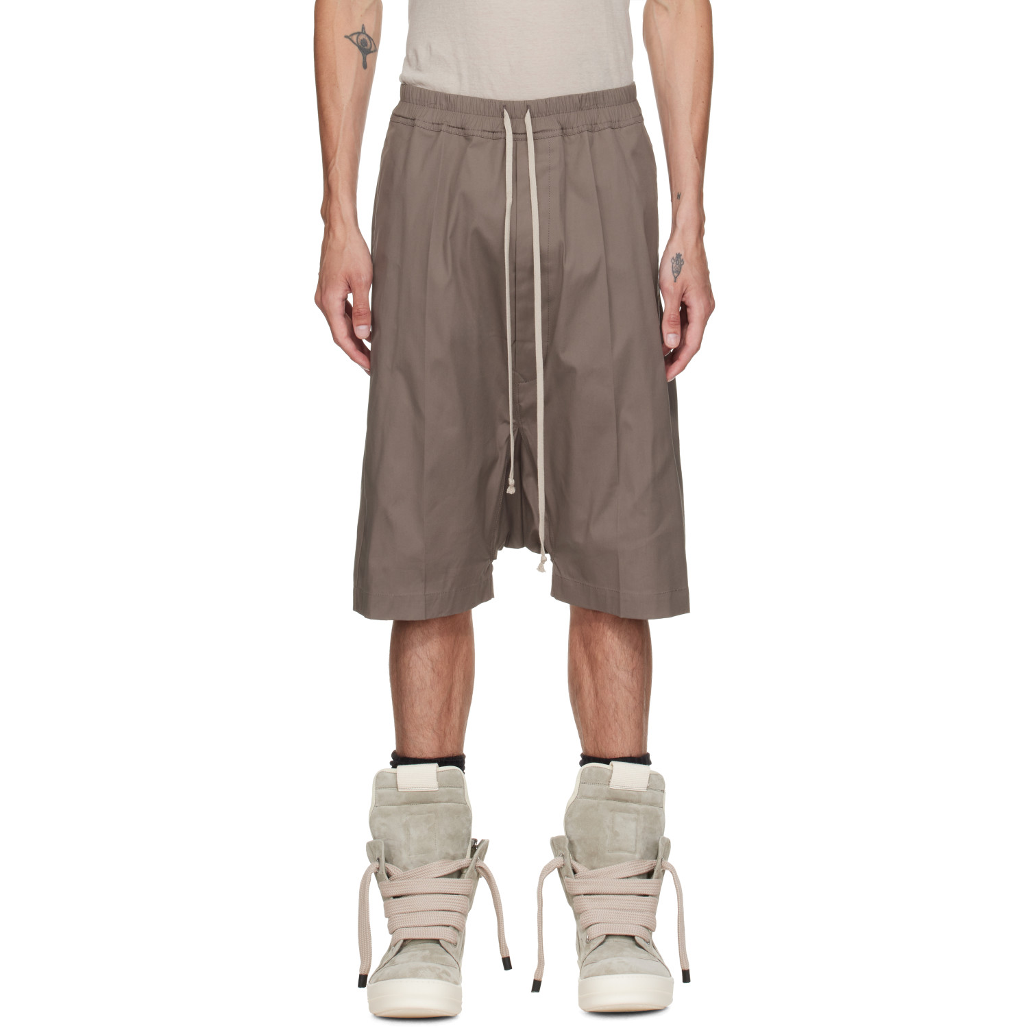 Rick Owens Gray Tower Rick S Pods Shorts