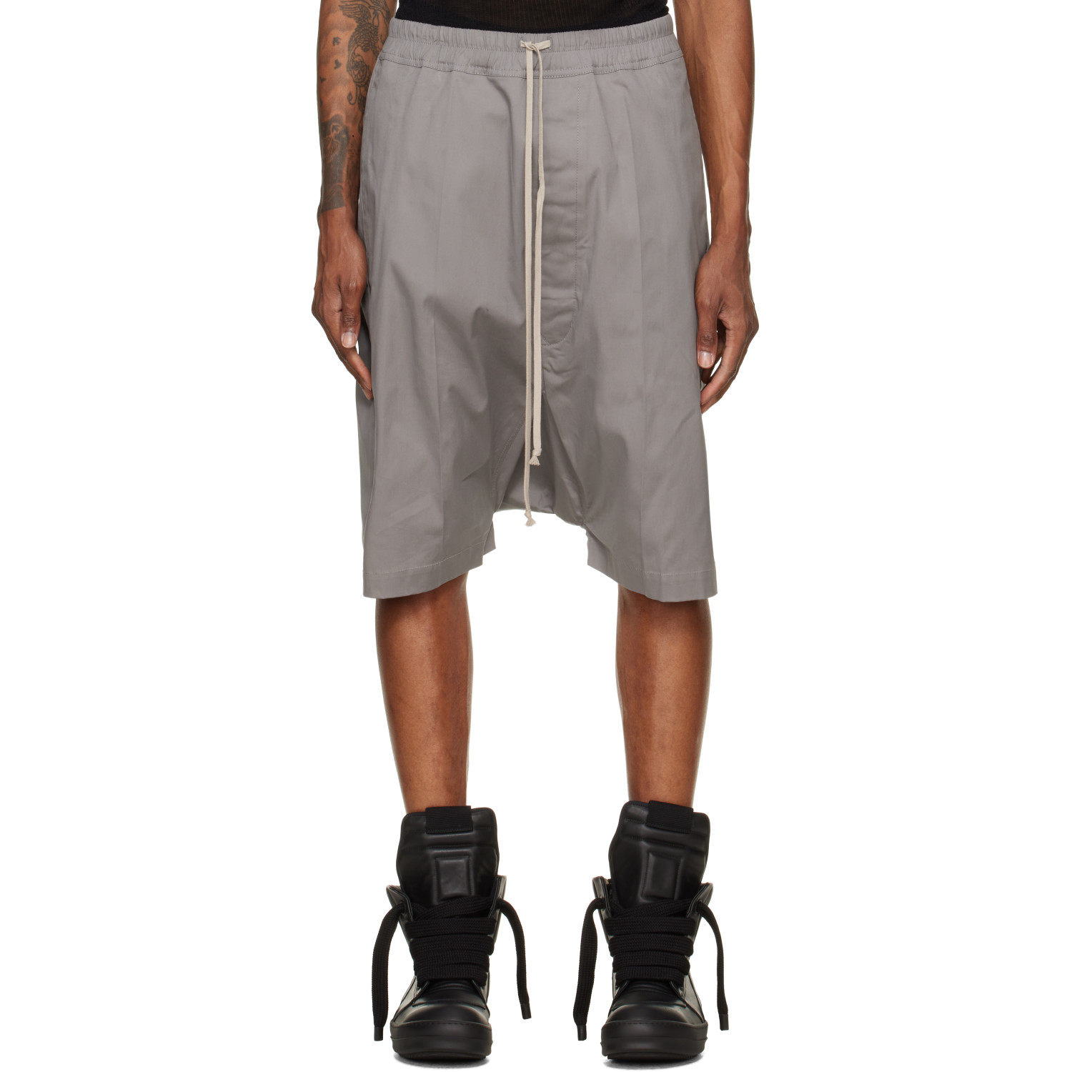 Rick Owens Gray Tower Rick S Pods Shorts