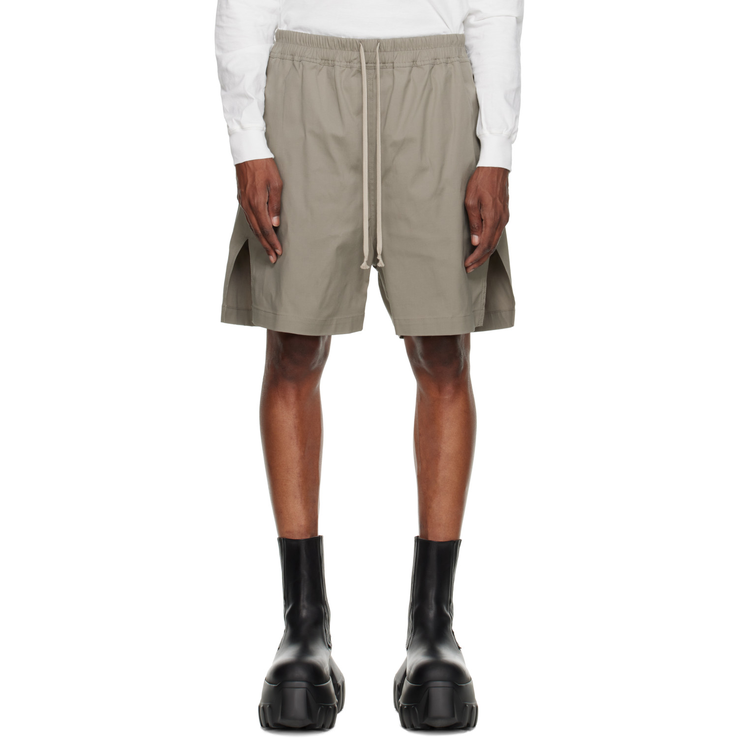 Rick Owens Taupe Tower Boxers Shorts