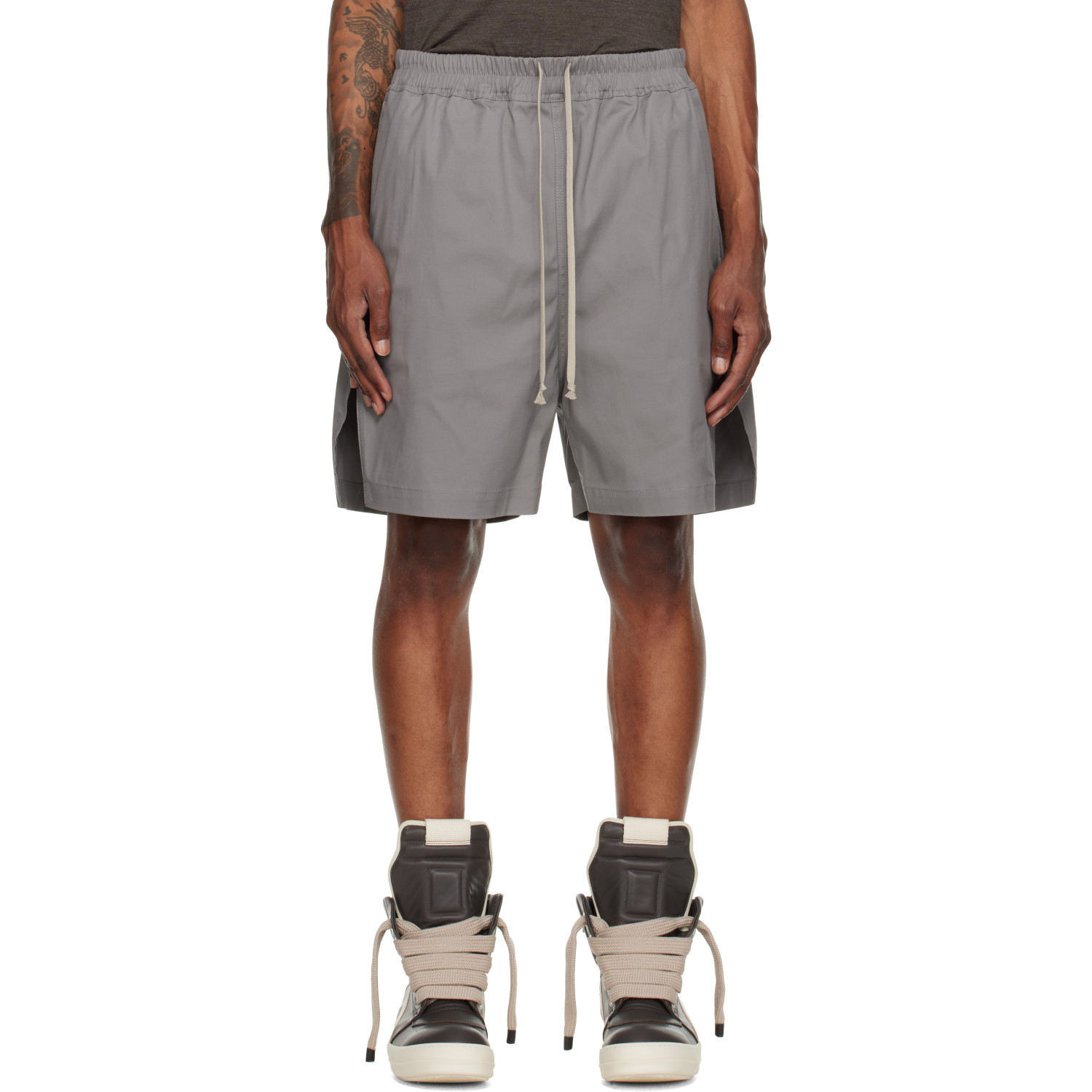 Rick Owens Gray Tower Boxers Shorts
