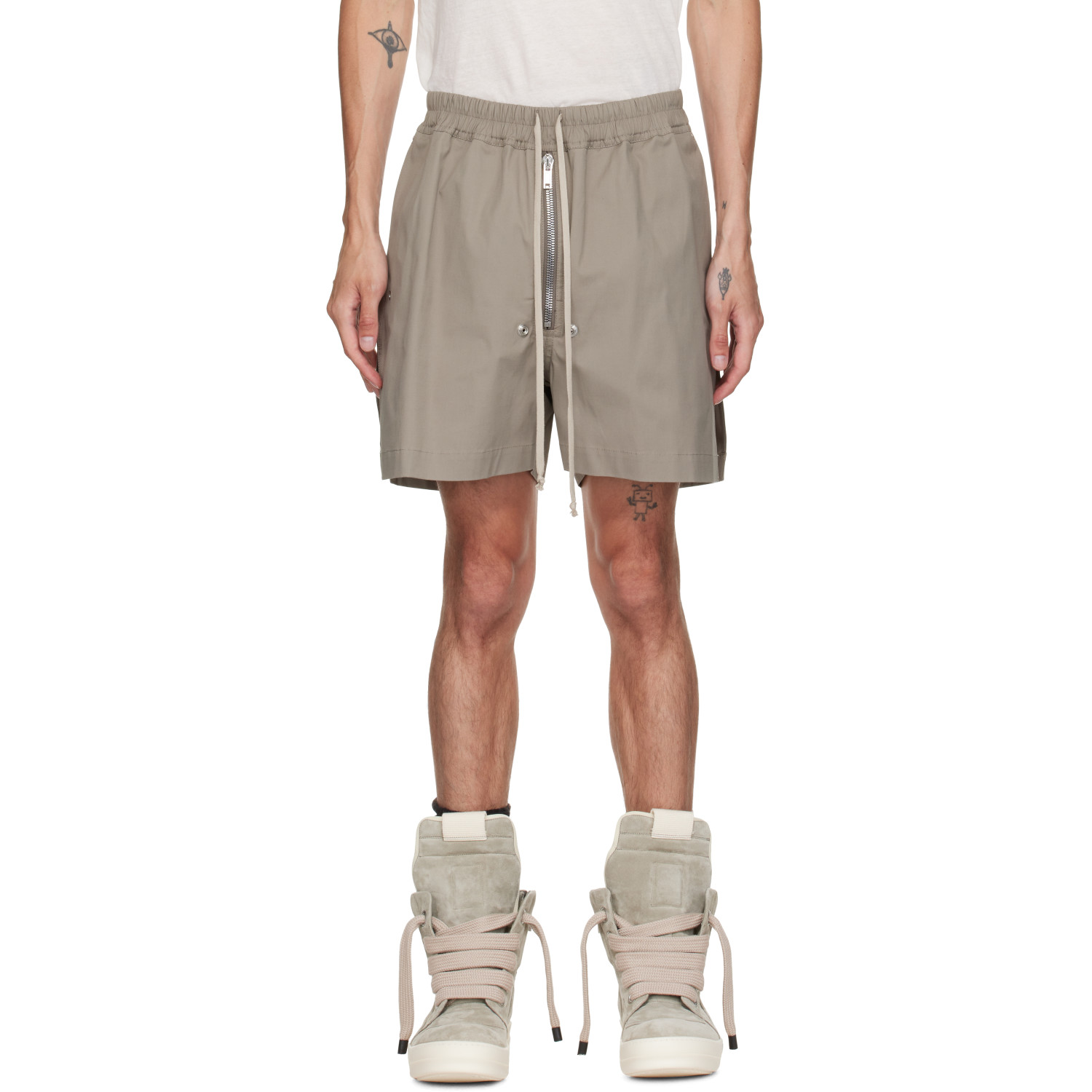 Rick Owens Taupe Tower Bela Boxers Shorts
