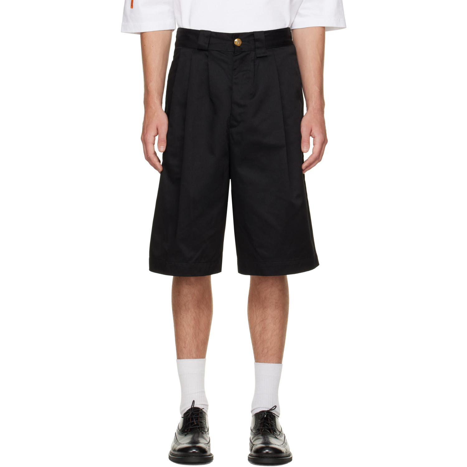 WILLY CHAVARRIA Black Borracho Shorts