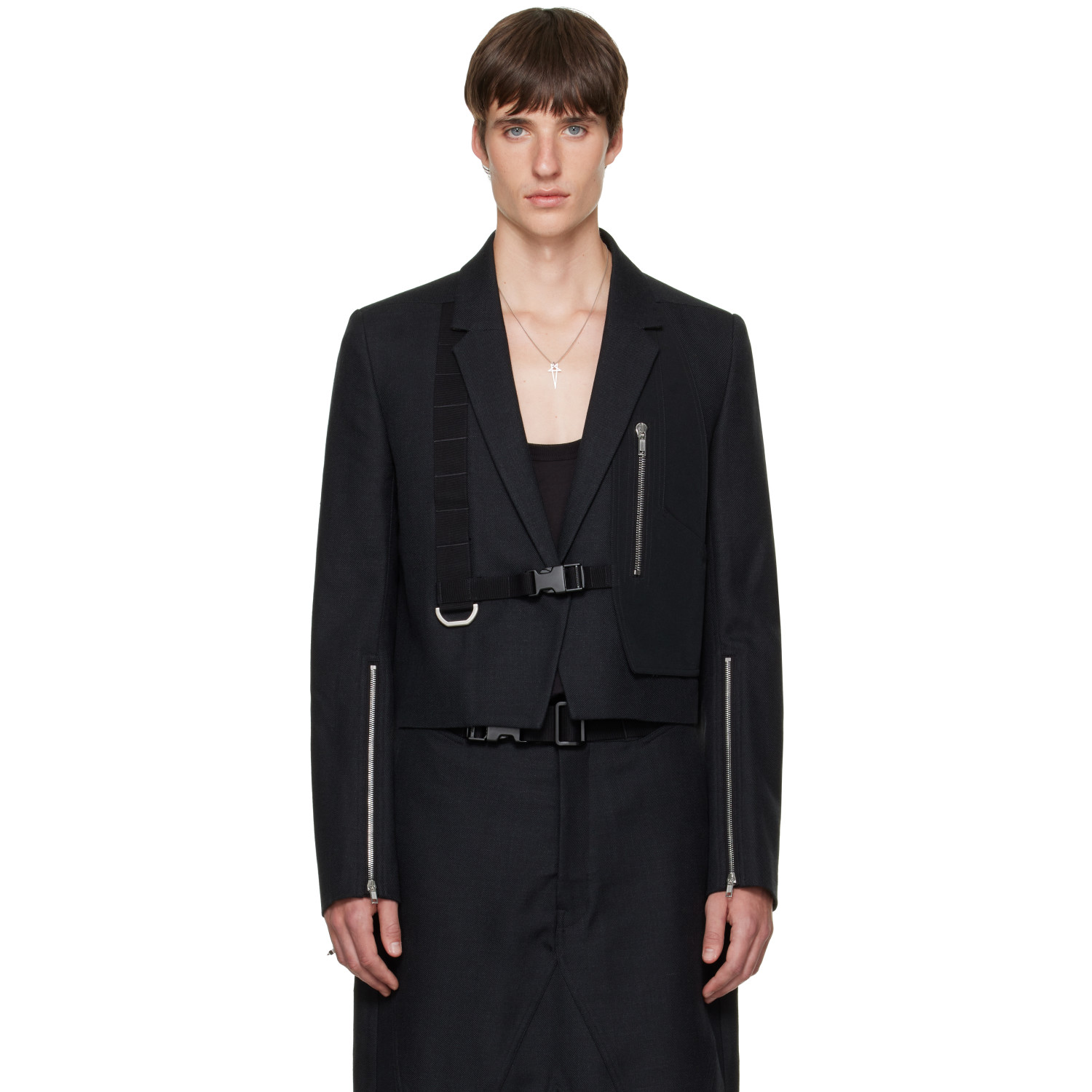 Rick Owens Black Tower Monat Blazer