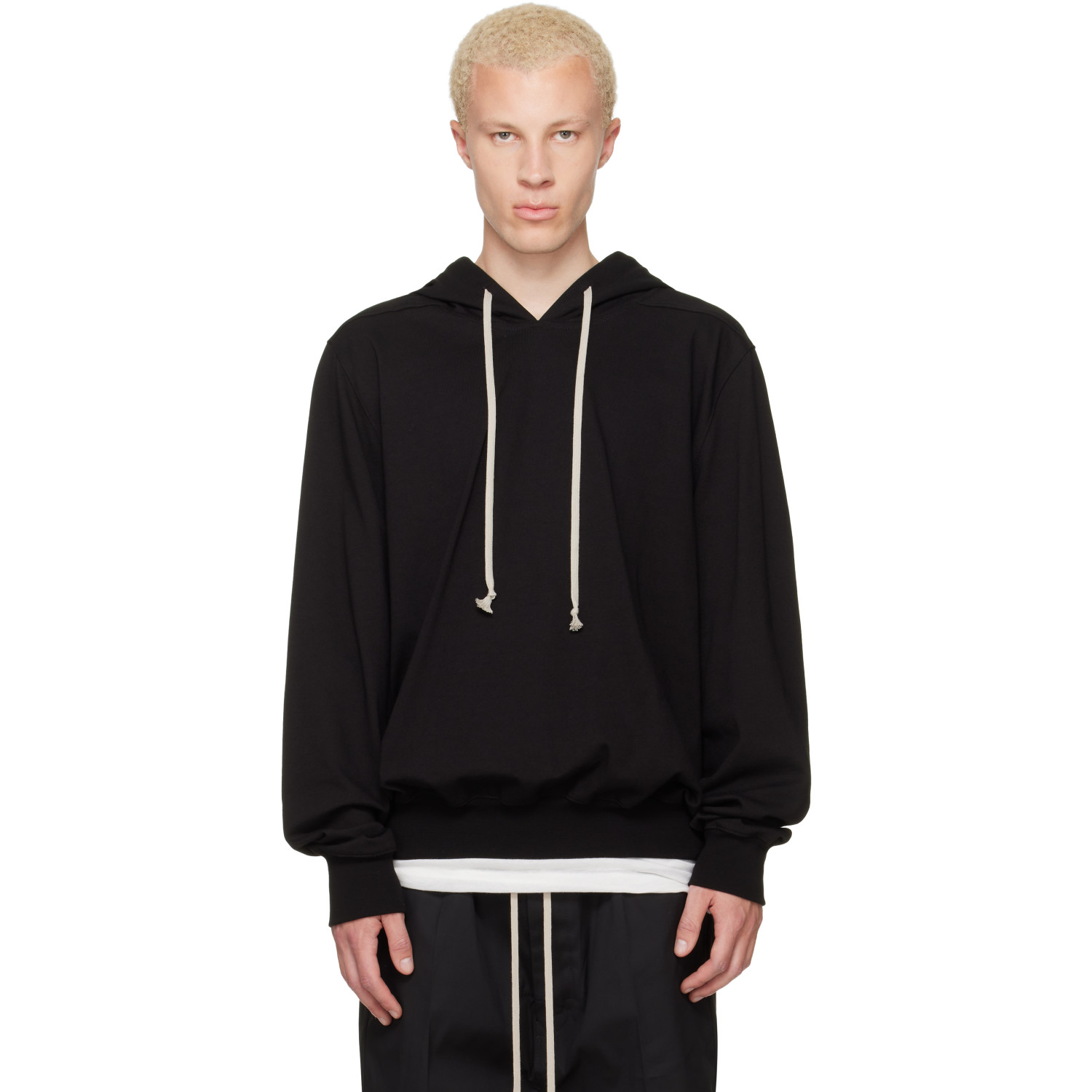 Rick Owens Black Tower Hoodie
