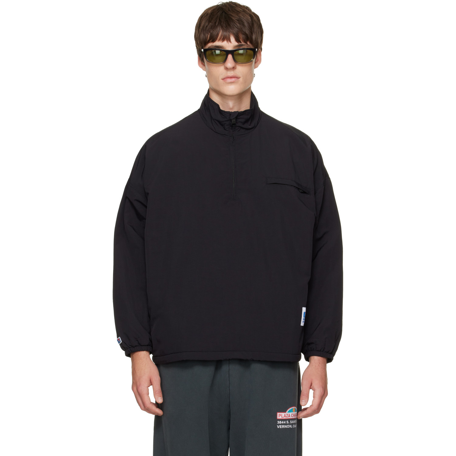 WILLY CHAVARRIA Black 'Willy' Polar Fleece Sweater