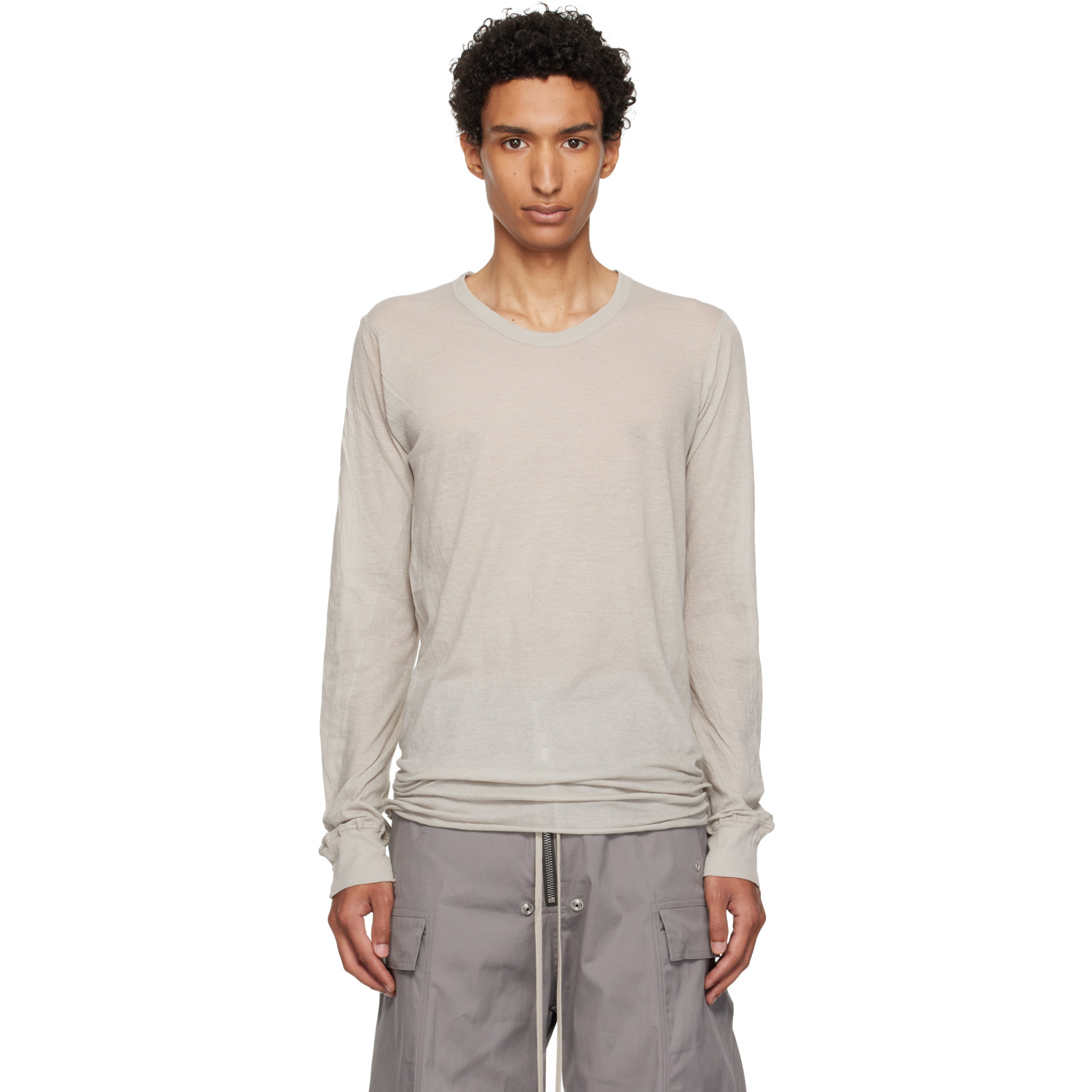 Rick Owens Off-White Tower Basic LS T-shirt