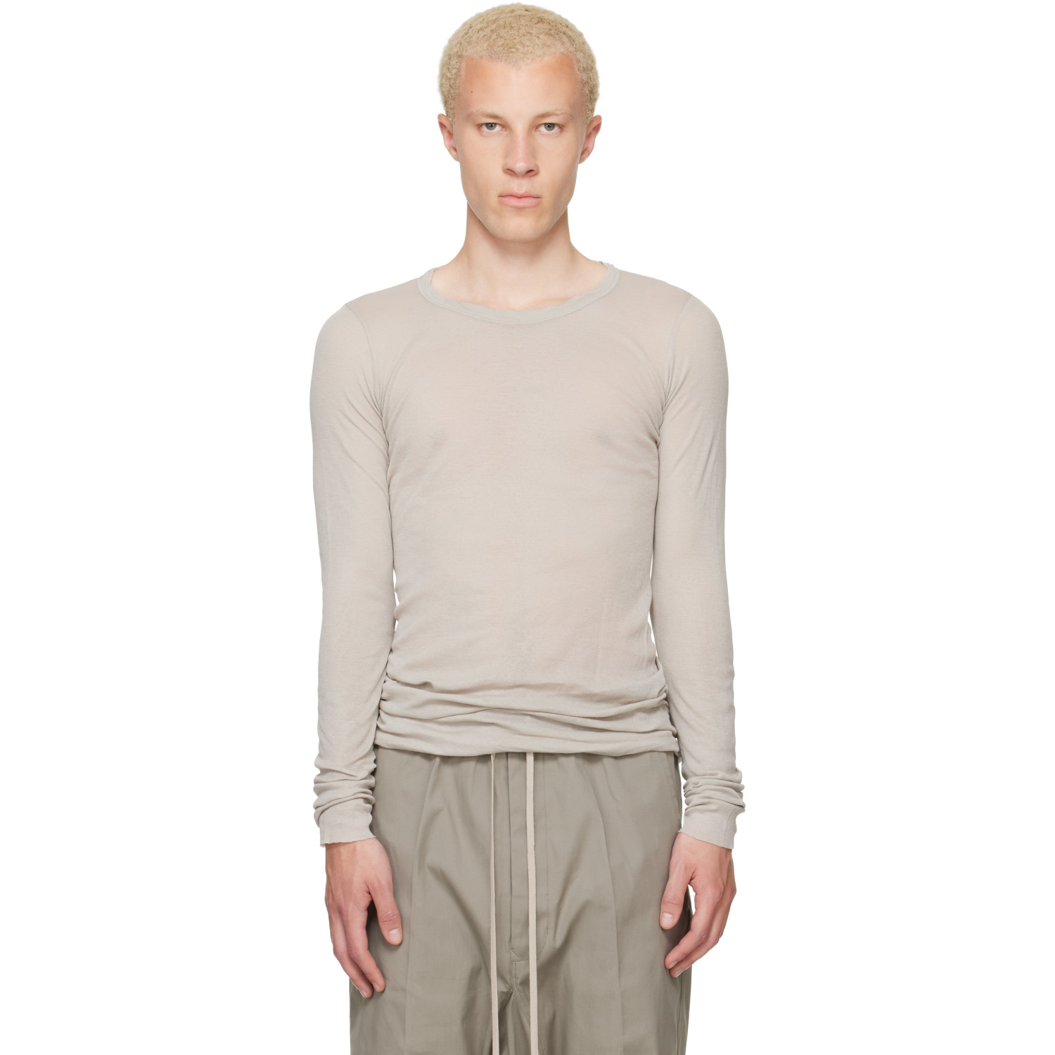 Rick Owens Off-White Tower Rib LS T-shirt