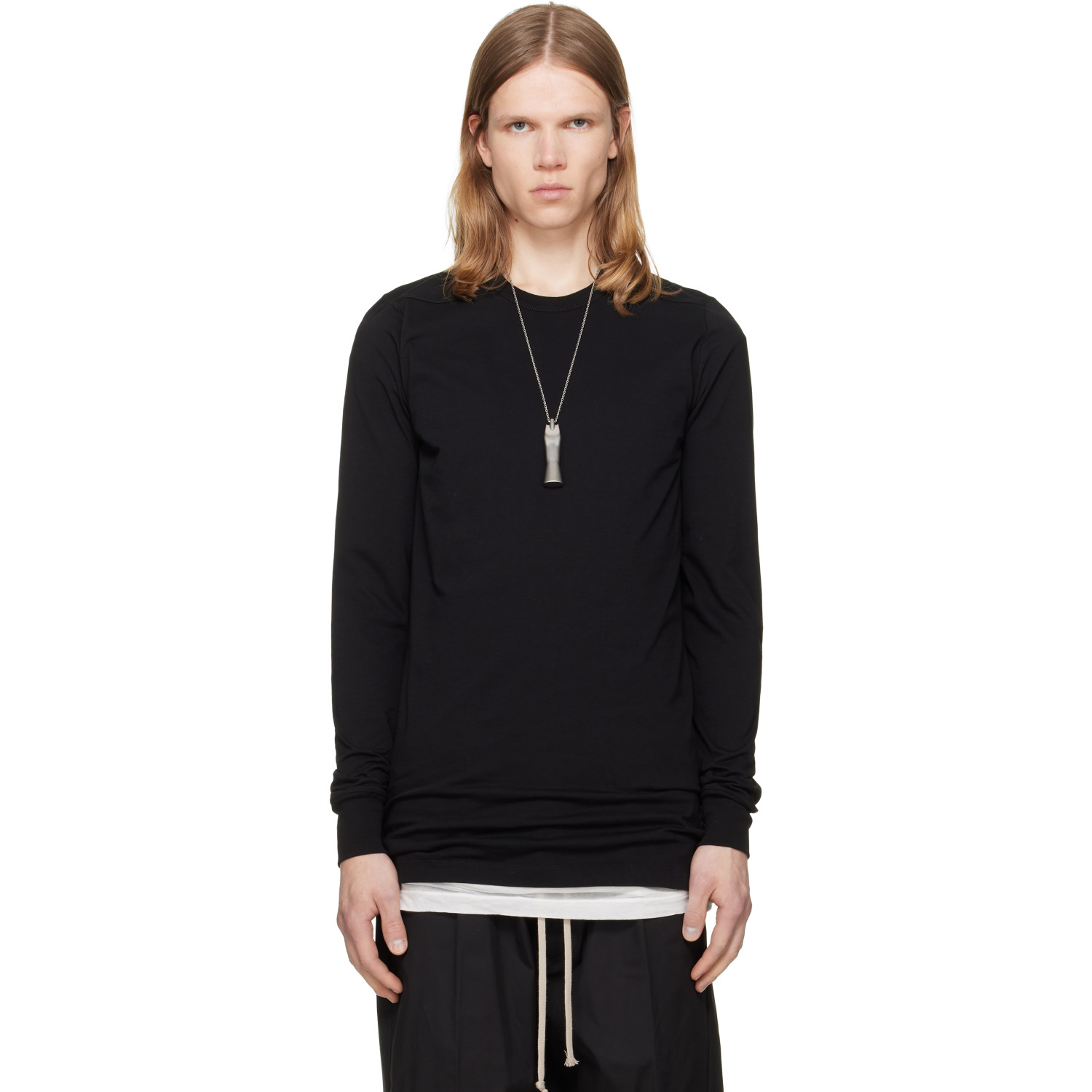 Rick Owens Black Tower Level LS T-shirt
