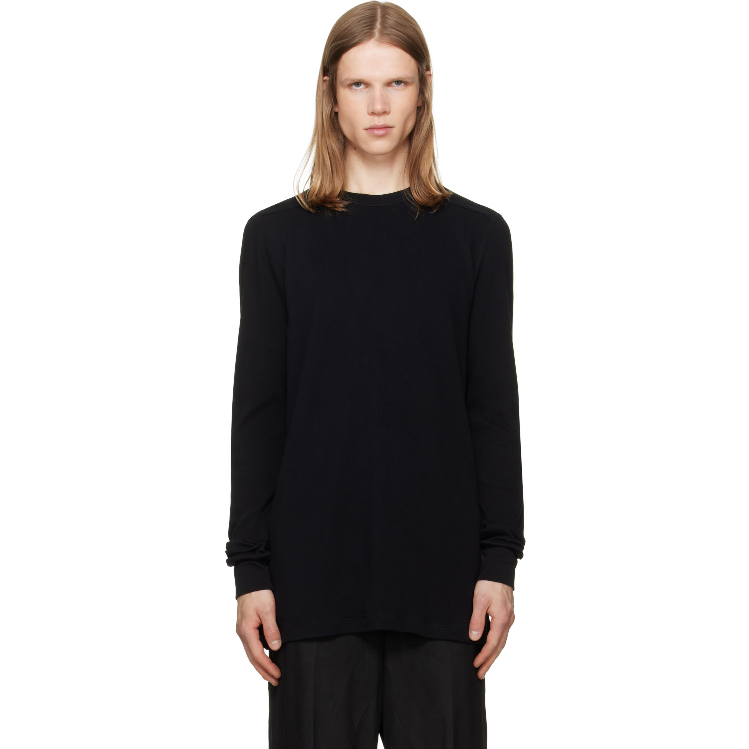 Rick Owens Black Tower Level LS T-shirt