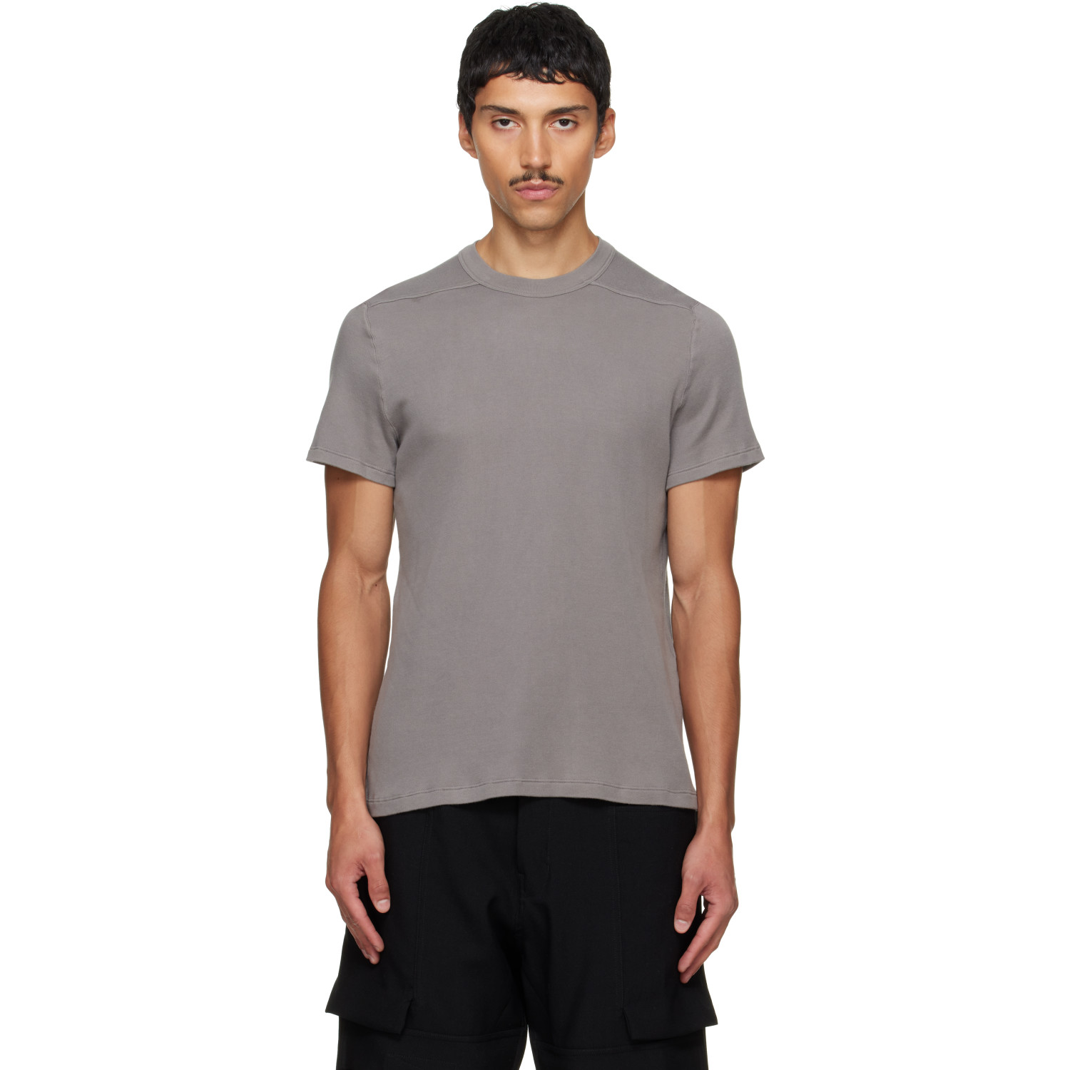 Rick Owens Gray Tower Short Level T-shirt
