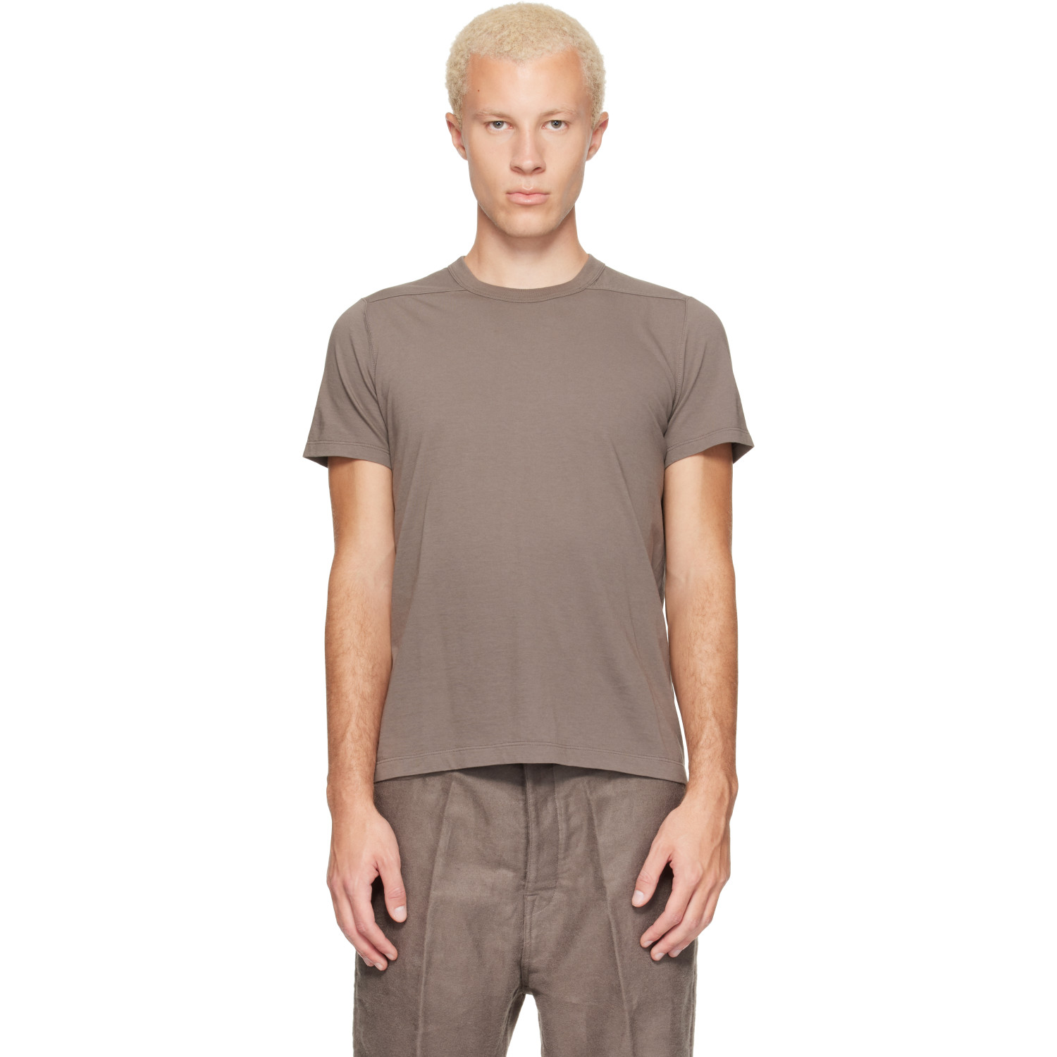 Rick Owens Taupe Tower Short Level T-Shirt