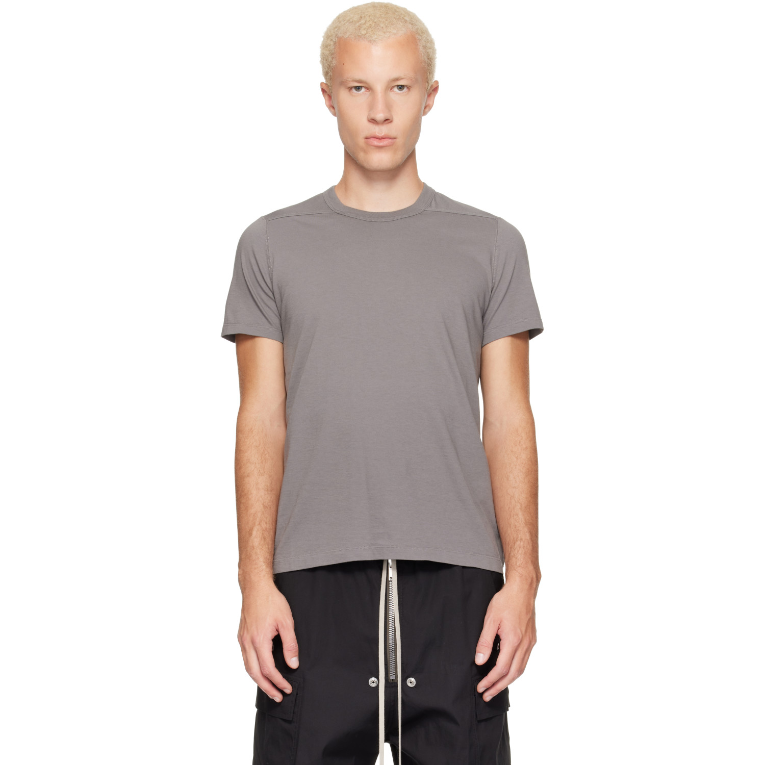 Rick Owens Gray Tower Short Level T-shirt
