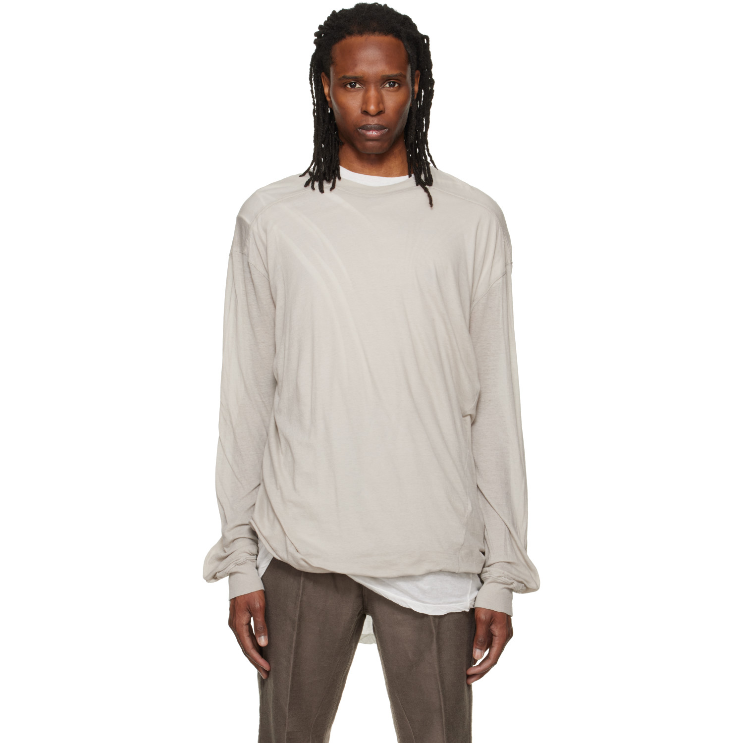 Rick Owens Off-White Tower Rick S Jumbo L/S T-shirt