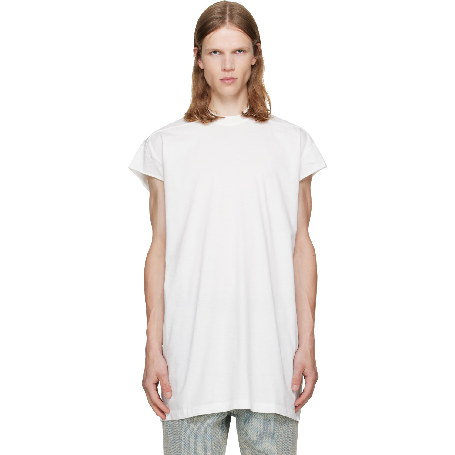 Rick Owens White Tower 'Rick' S Jumbo S/S T-shirt