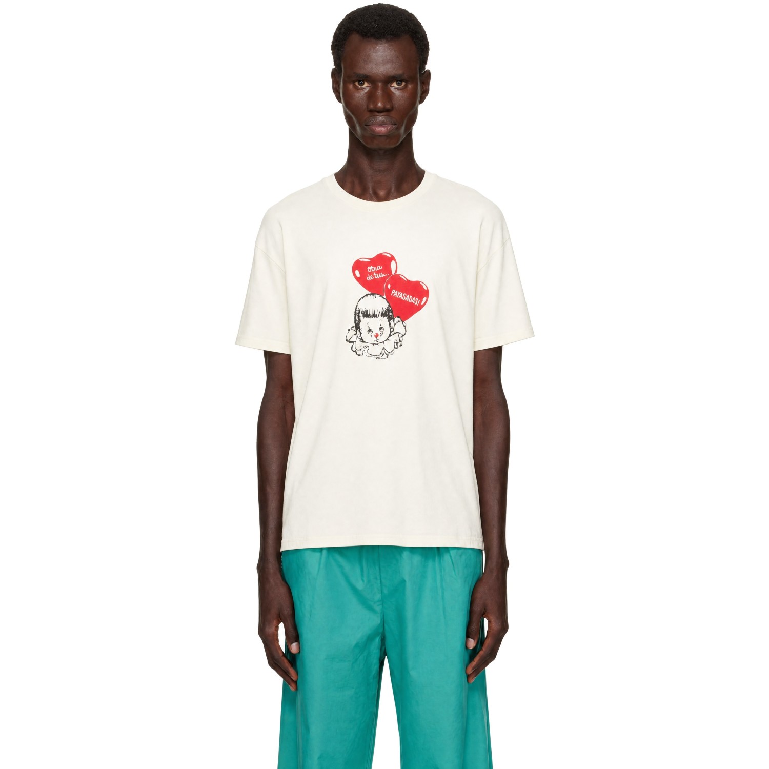 WILLY CHAVARRIA Off-White 'PAYASADAS!' Easy T-shirt