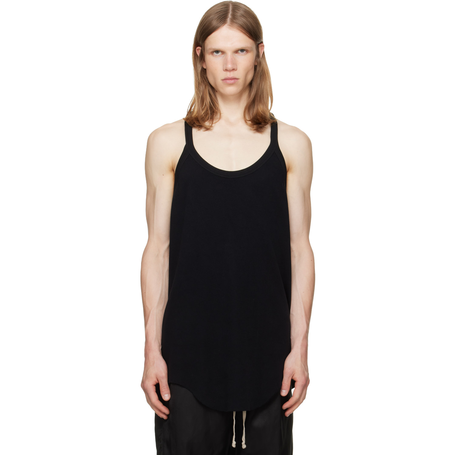 Rick Owens Black Tower Pony T Tank Top