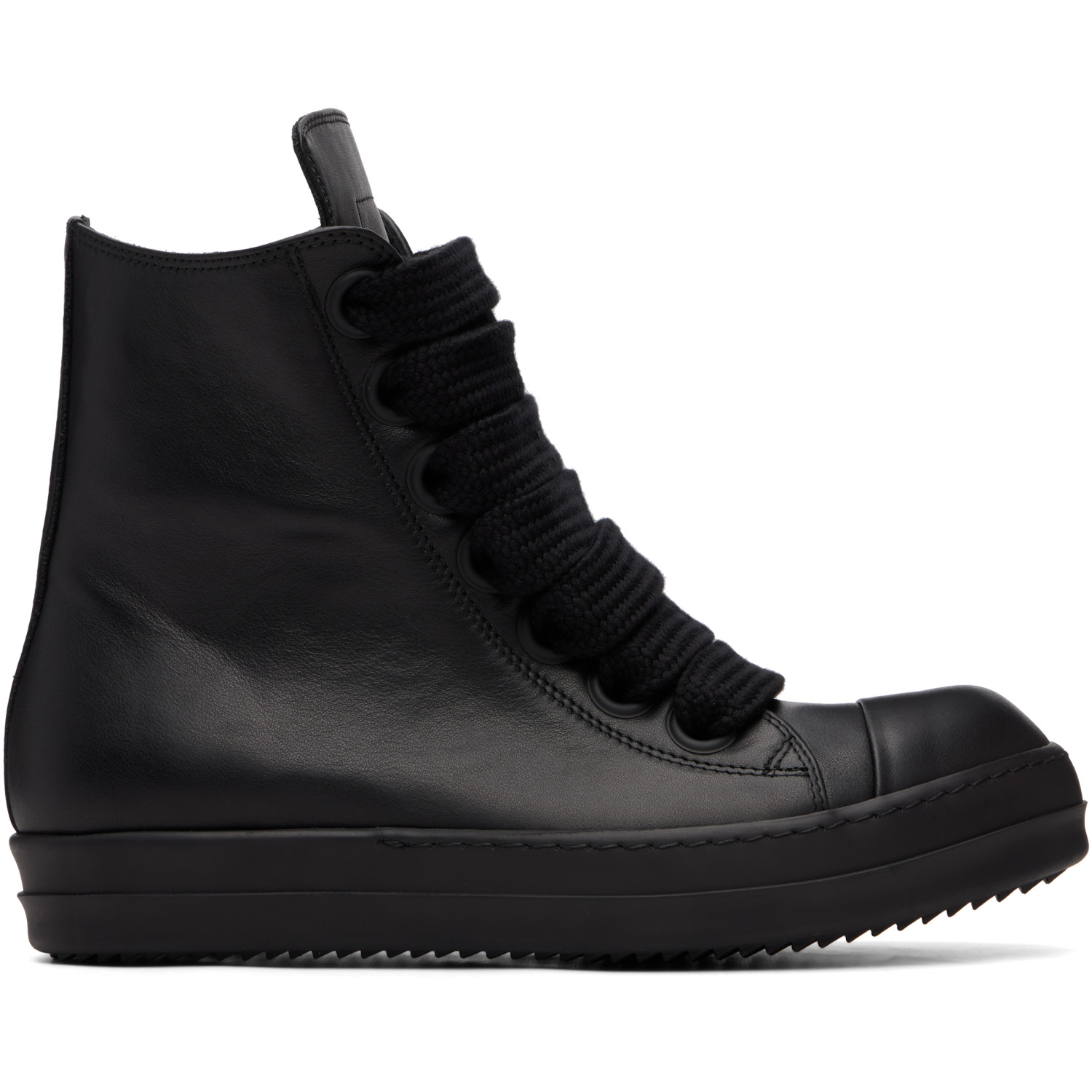 Rick Owens Black Tower Jumbolaced Sneaks Sneakers