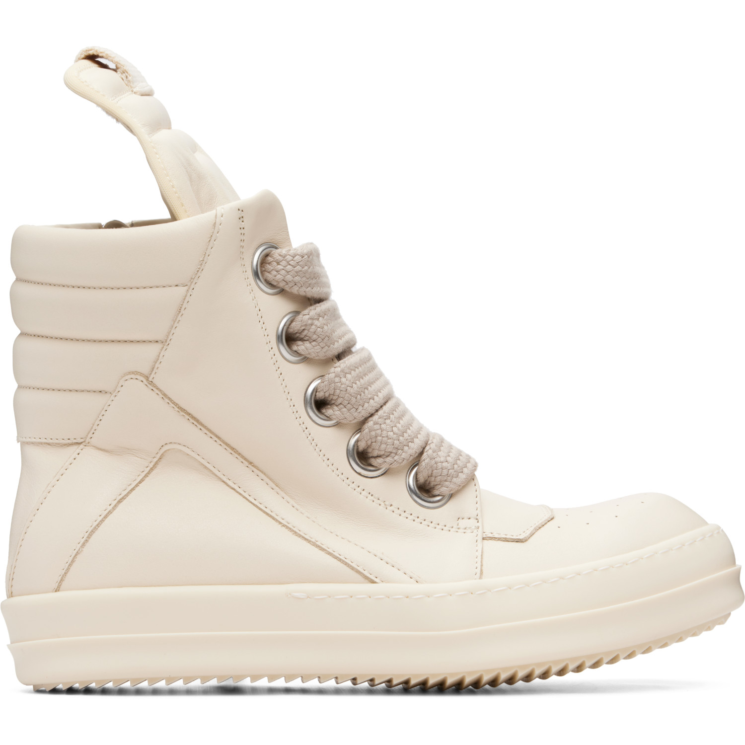 Rick Owens Off-White Tower Jumbolaced Geobasket Sneakers