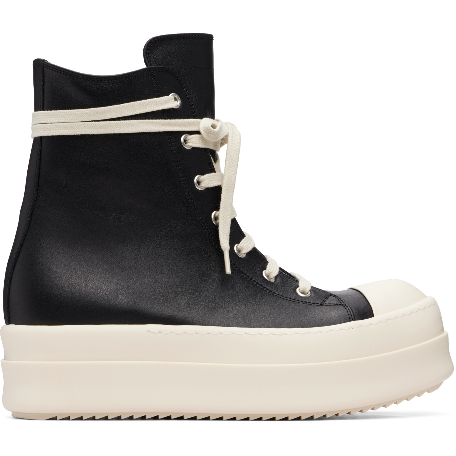 Rick Owens Black Tower Mega Bumper Sneaks Sneakers