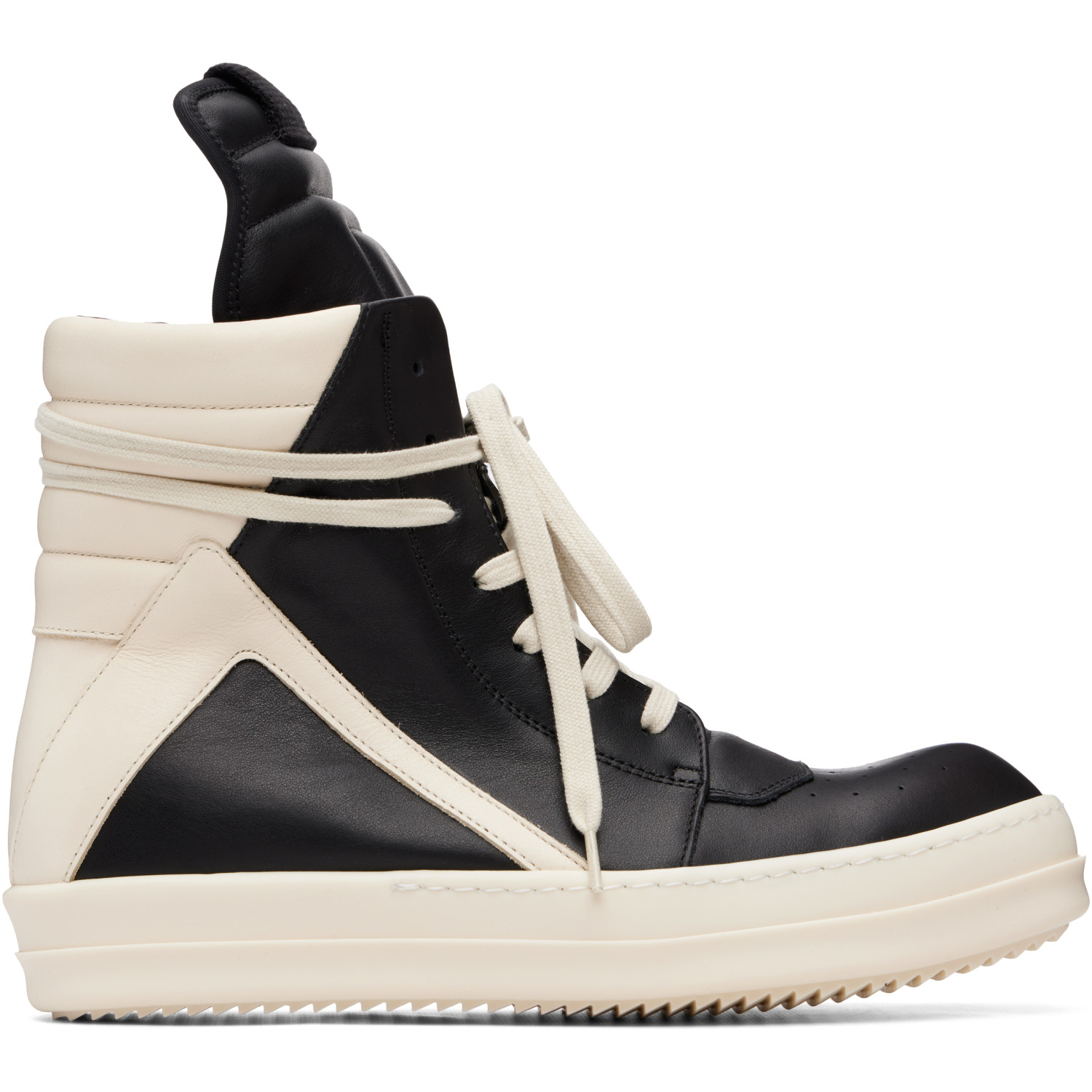 Rick Owens Black Tower Geobasket Sneakers