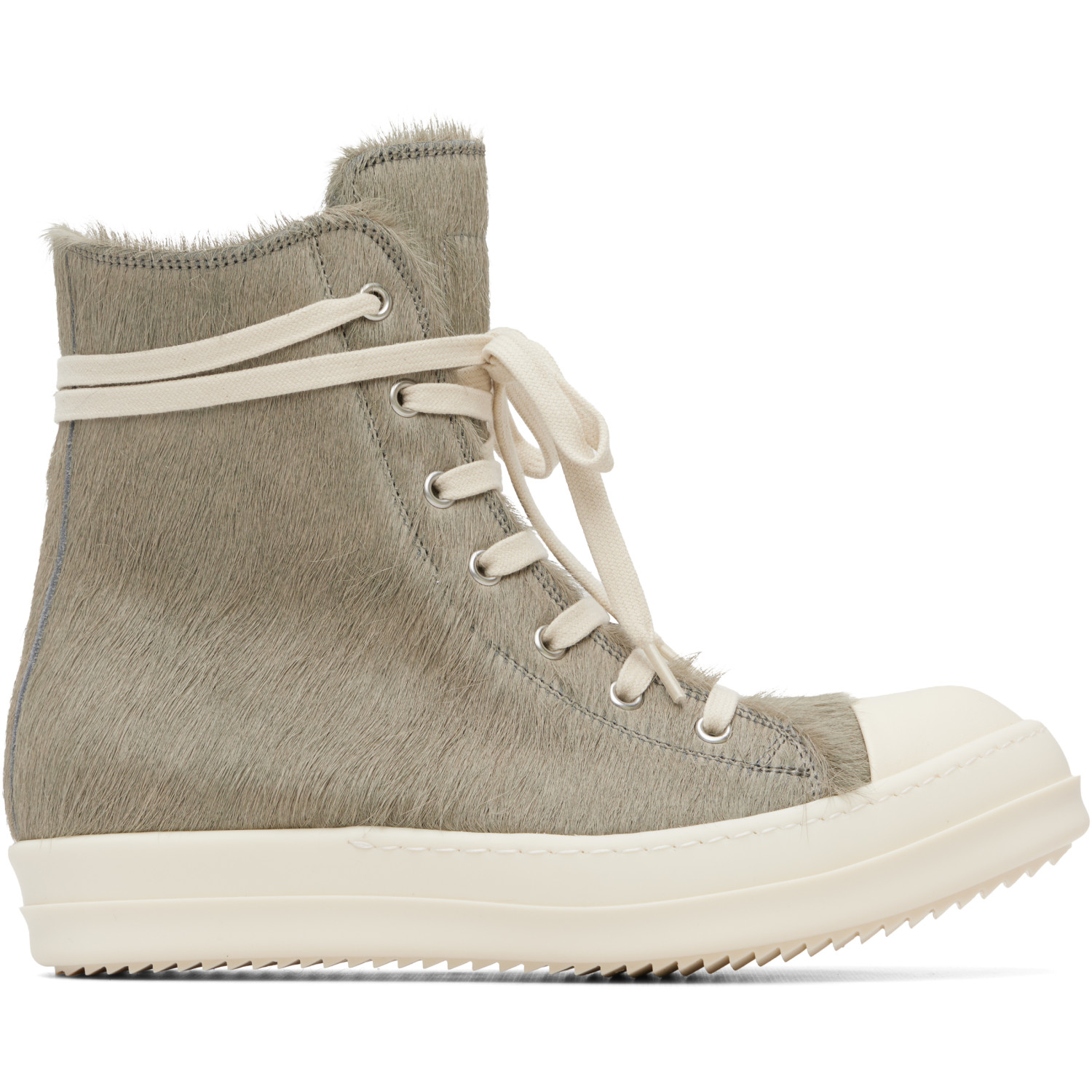 Rick Owens Gray & White Tower LHL Sneakers