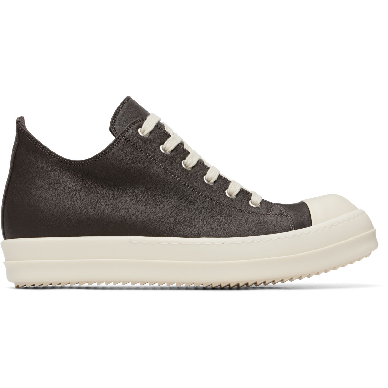 Rick Owens Brown Tower Low Sneaks Sneakers