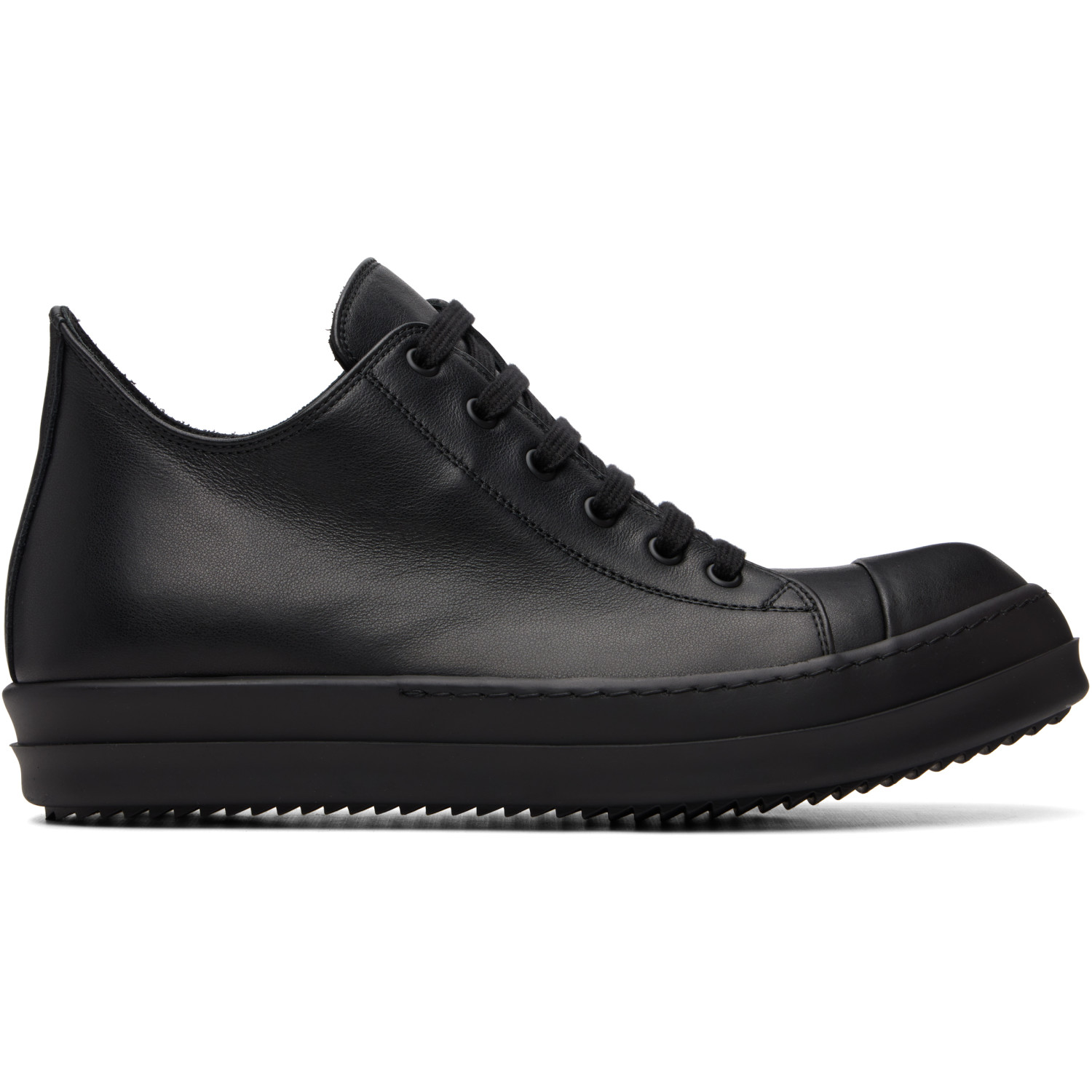 Rick Owens Black Tower Low Sneaks Sneakers