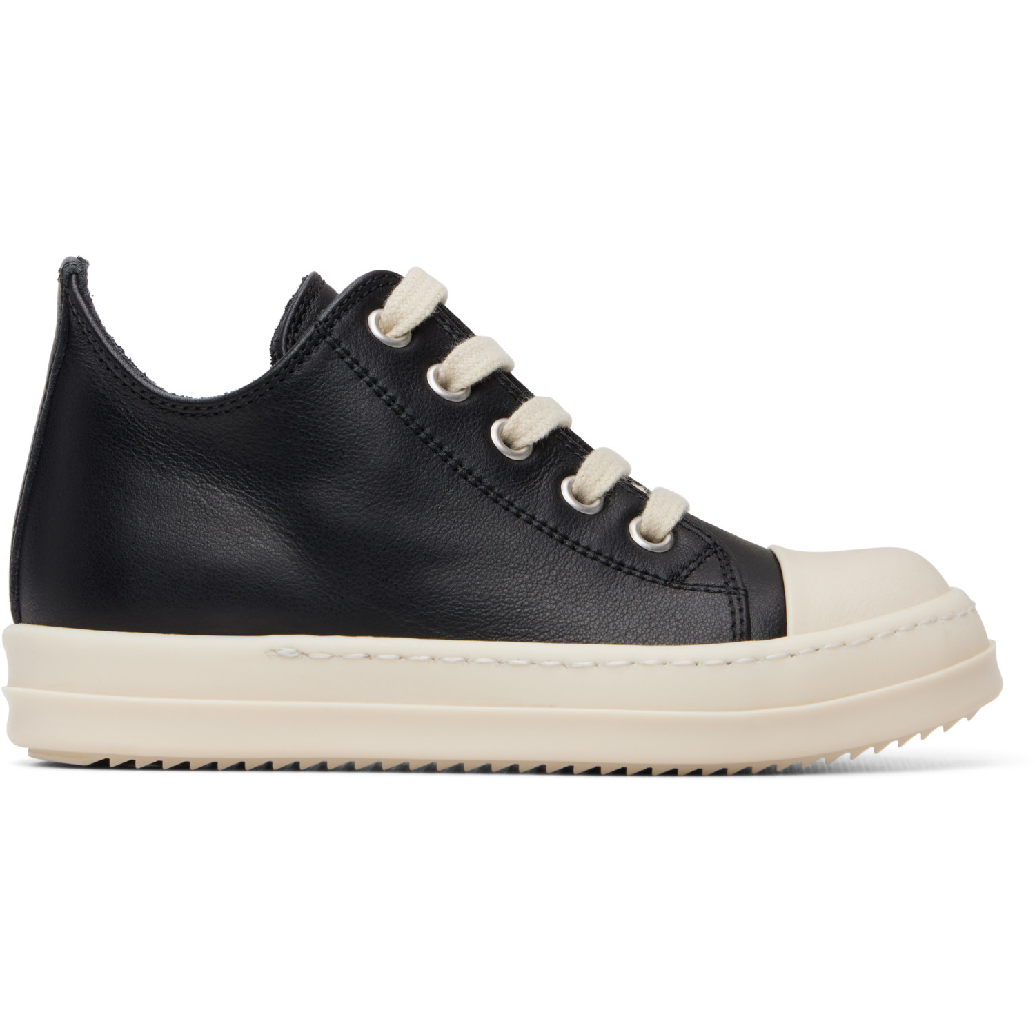 Rick Owens Kids Black Tower Low Sneaks Sneakers