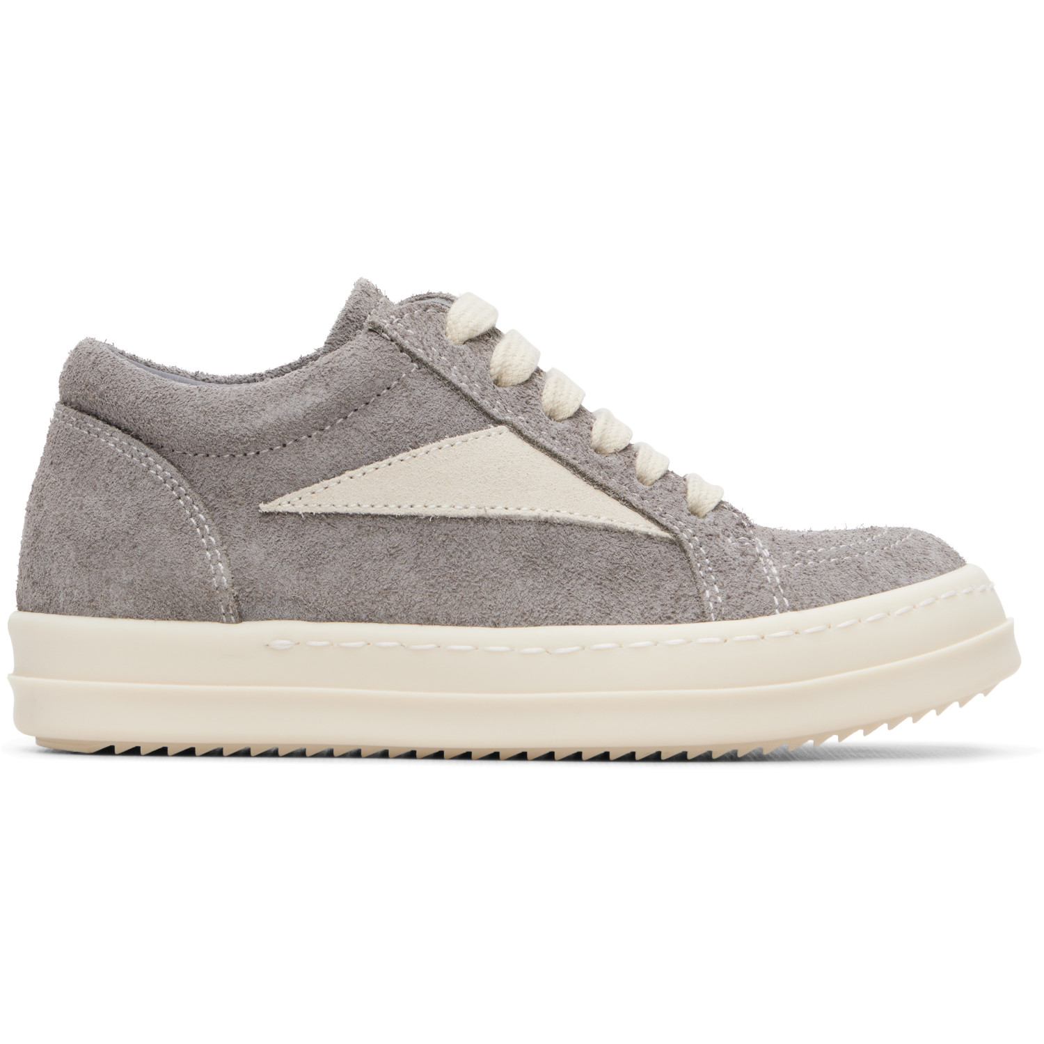 Rick Owens Kids Gray Tower Vintage Sneaks Sneakers