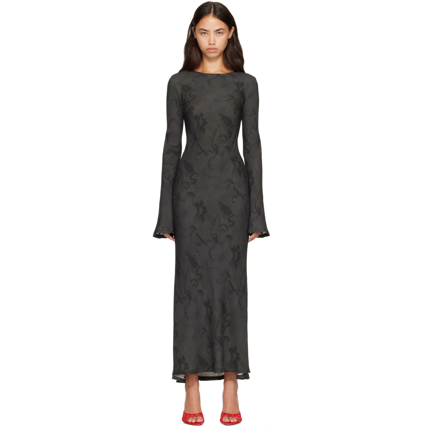 Collina Strada Black Yuri Maxi Dress