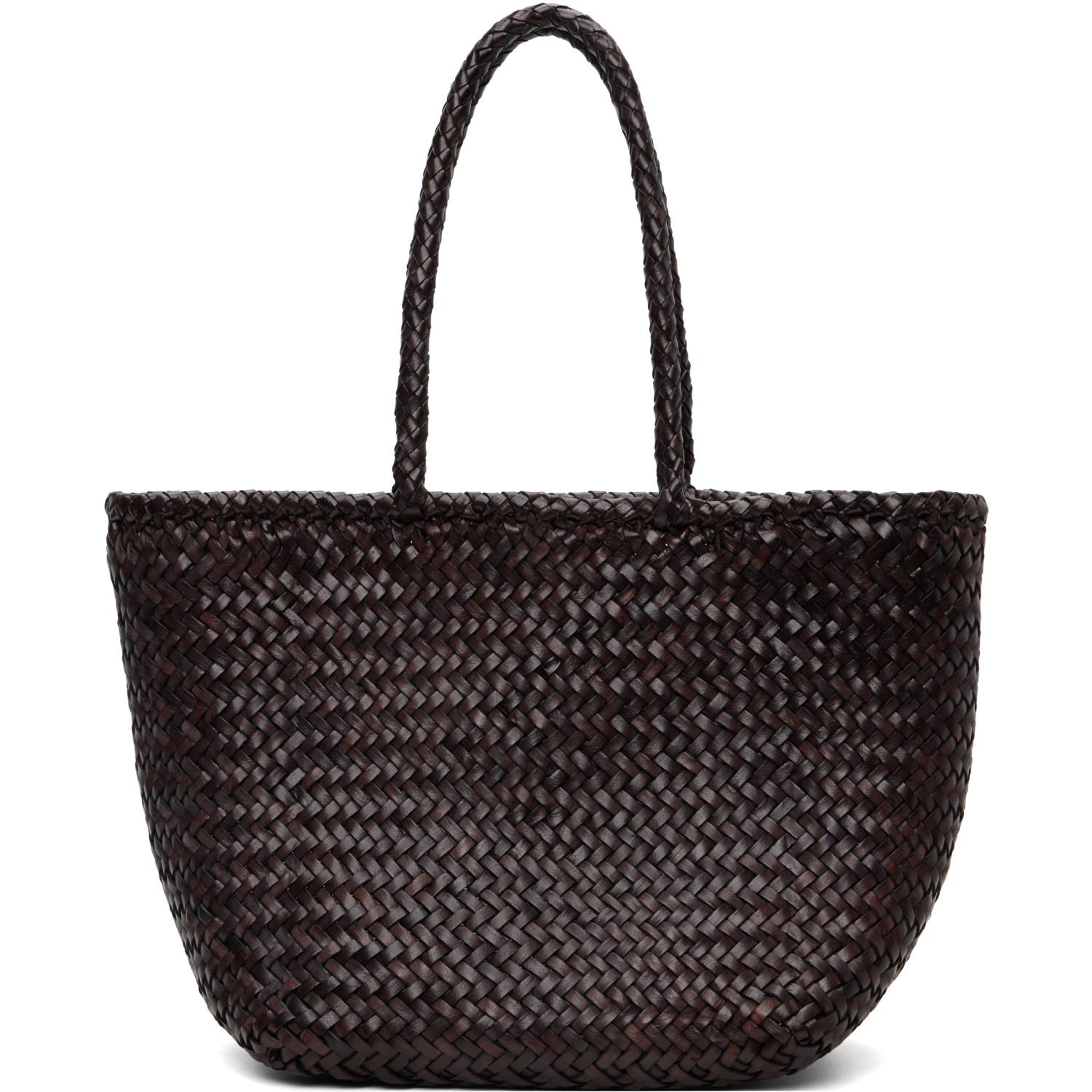 Dragon Diffusion Brown Grace Basket Small Tote