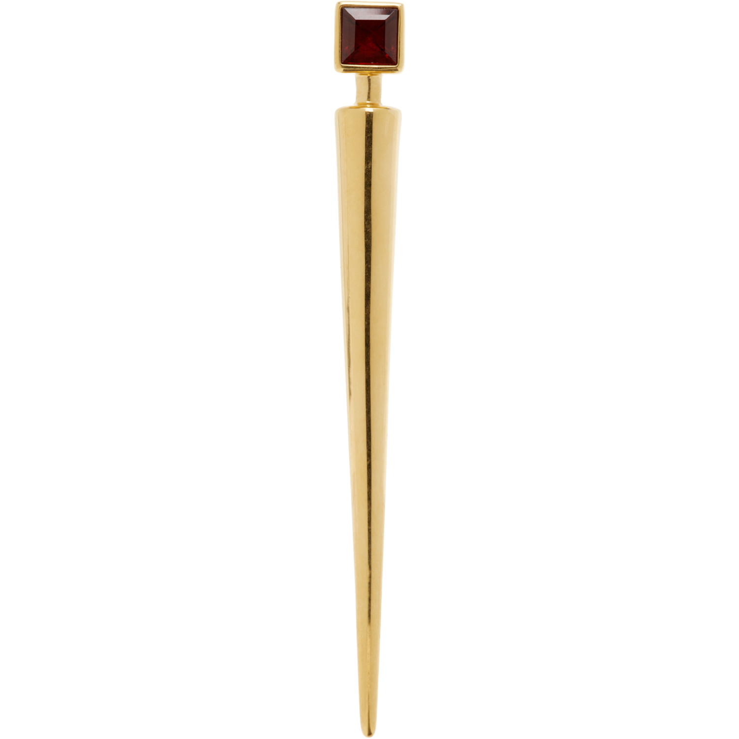 Jil Sander Garnet Brooch