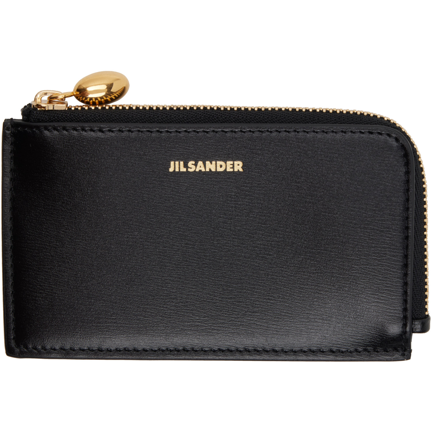 Jil Sander Black Goji Envelope Card Holder