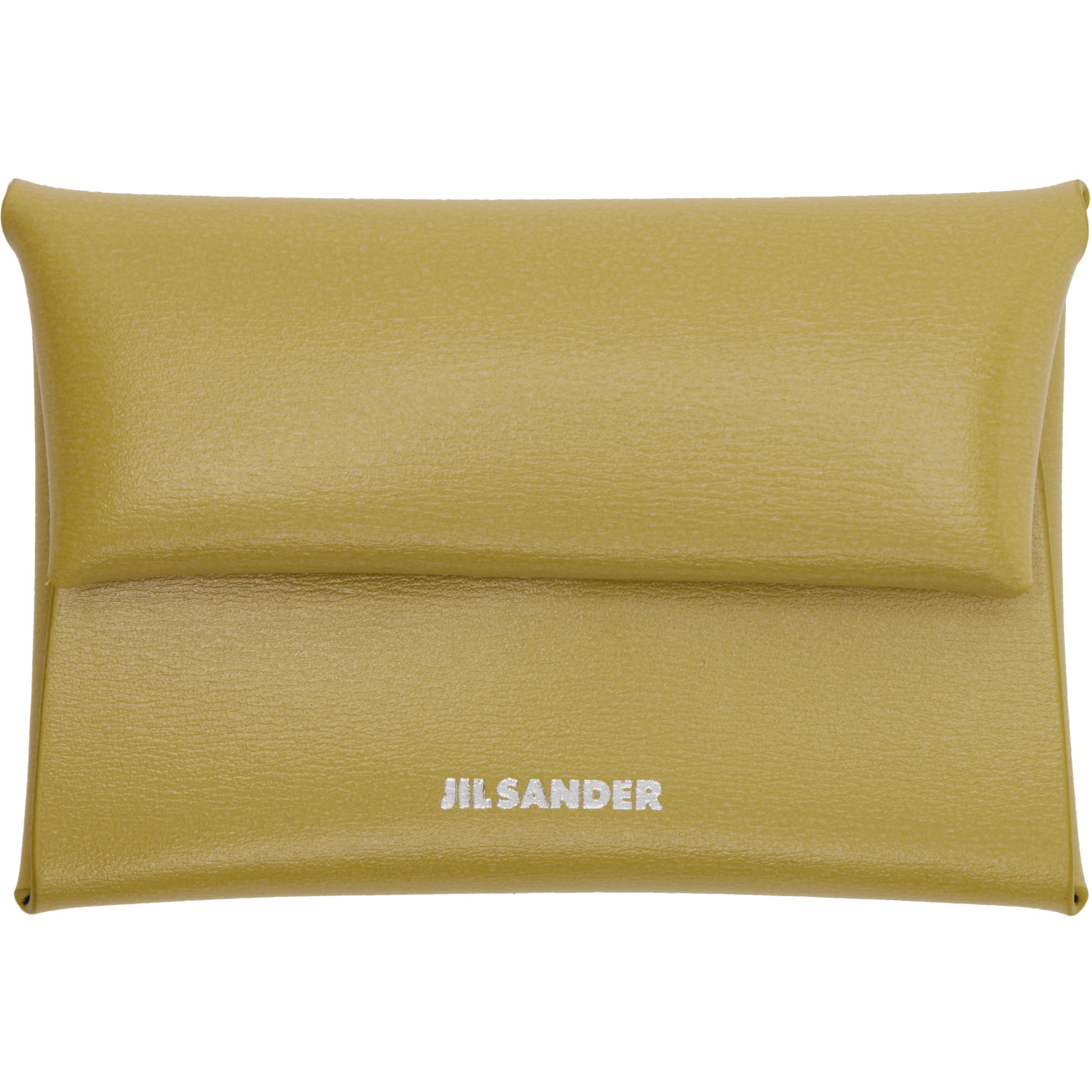 Jil Sander Green Folded Coin Pouch