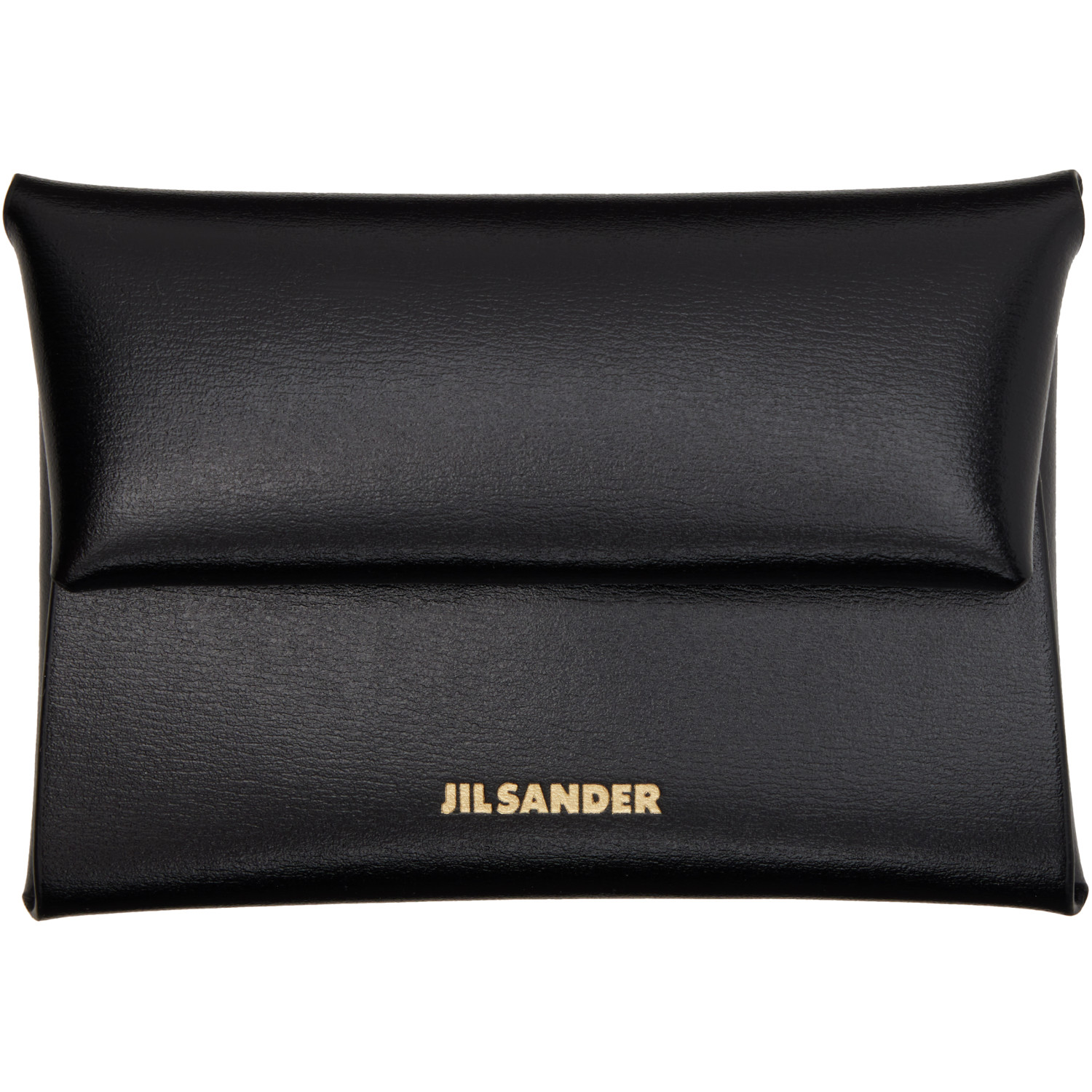Jil Sander Black Folded Coin Pouch